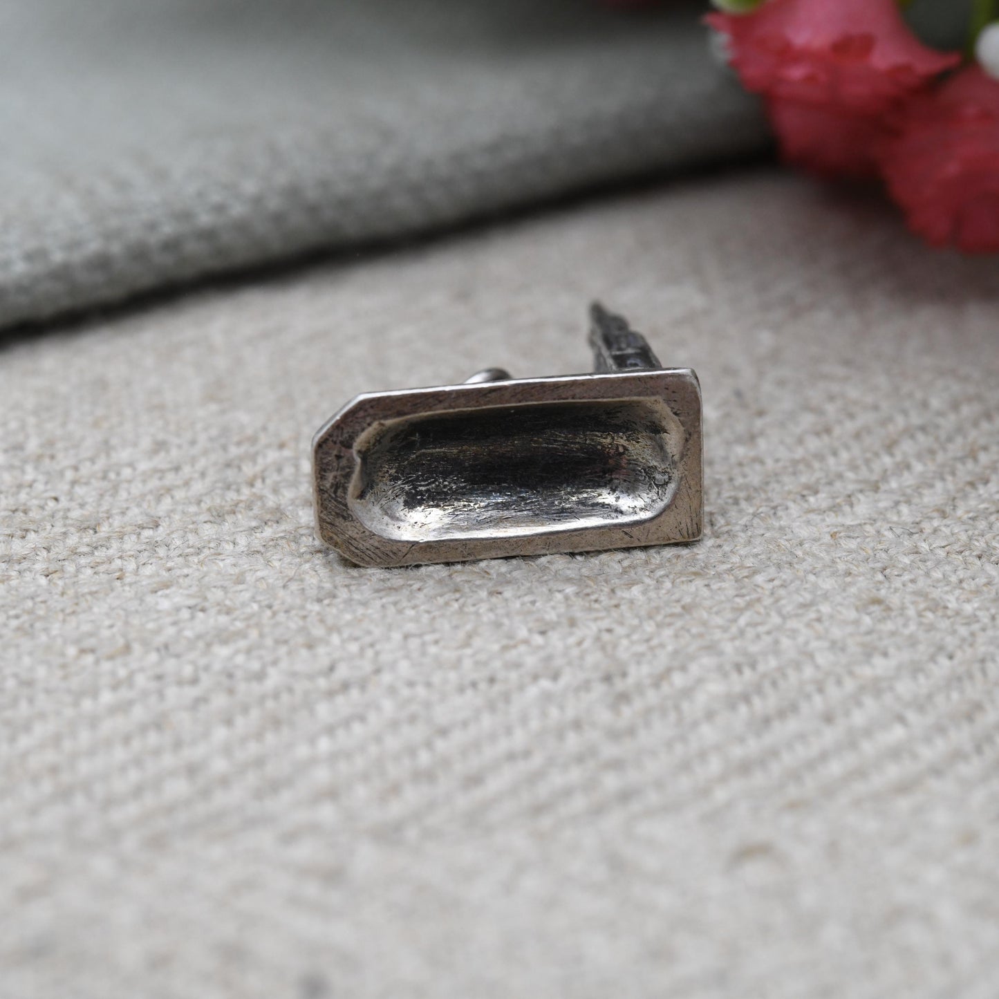 Vintage Sterling Silver Strasbourg Cathedral Charm Pendant - Church | Religious | France Travel Souvenir Gift for Charm Bracelet