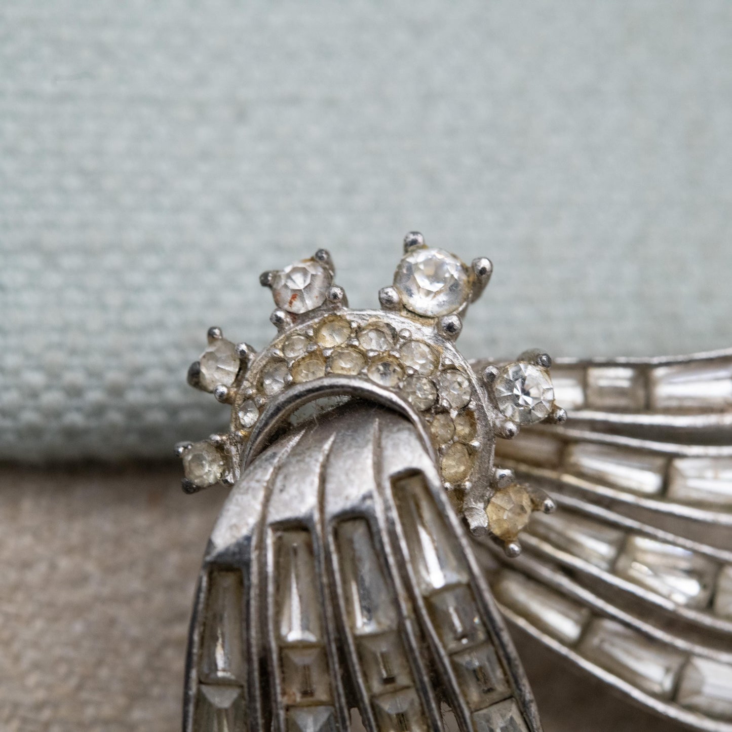 Vintage Boucher Rhinestone Brooch c. 1950s