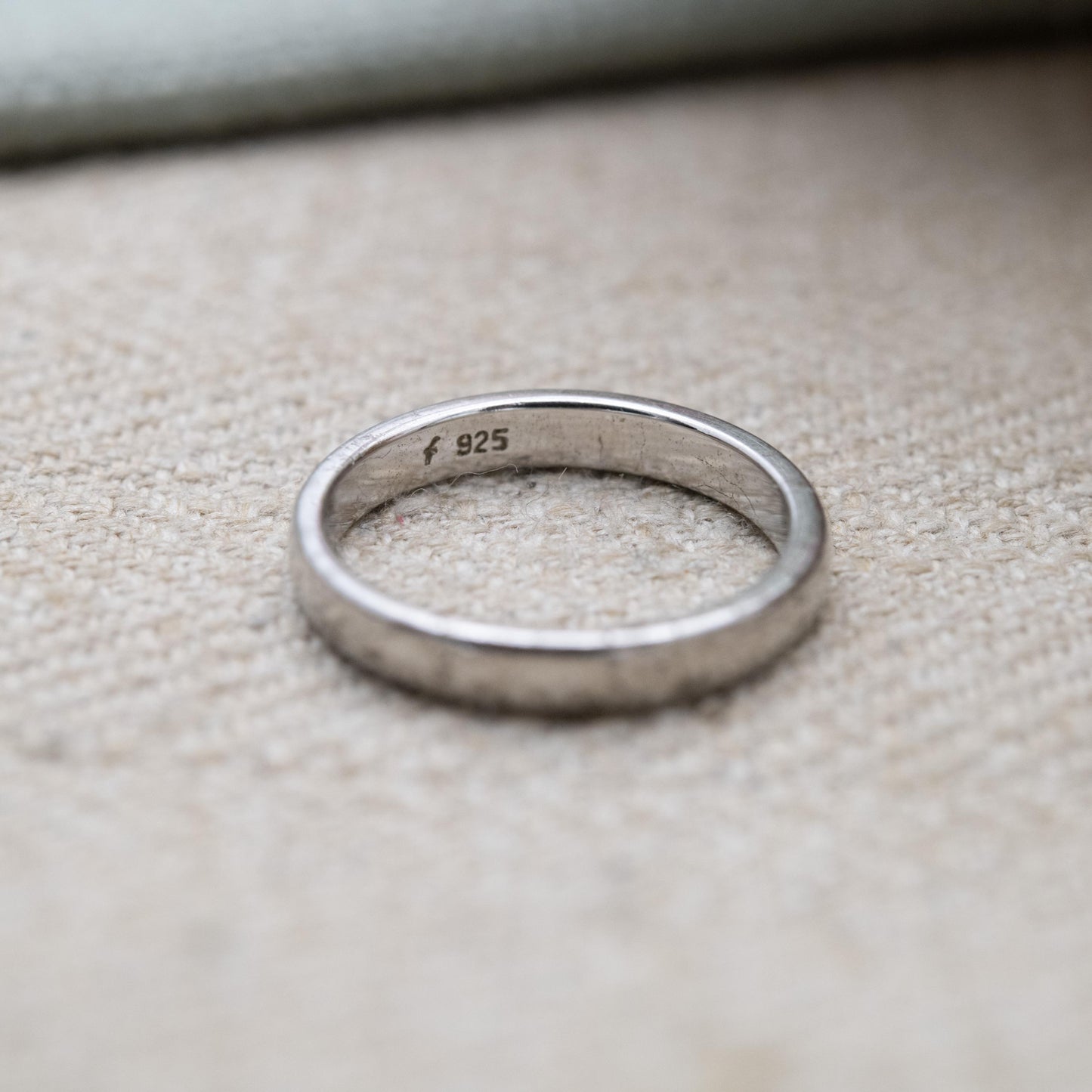 Vintage Sterling Silver Band Ring - Minimalist Band | Stacking Unisex Ring | UK Size - M | US Size - 6