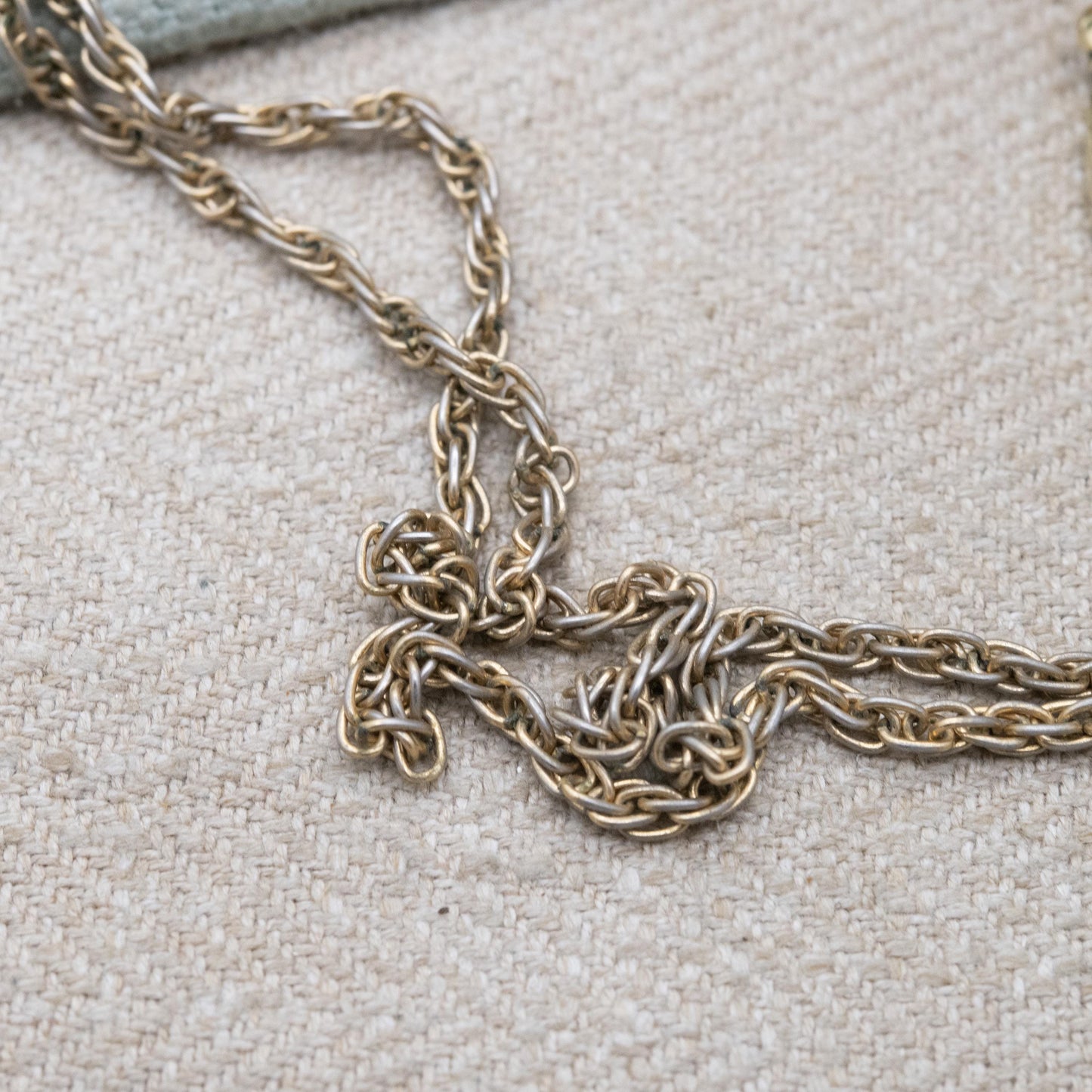 Vintage Oresto Gold Plated Pendant Necklace with Large Purple Paste Stone c. 1930s - Speidel Jewellery