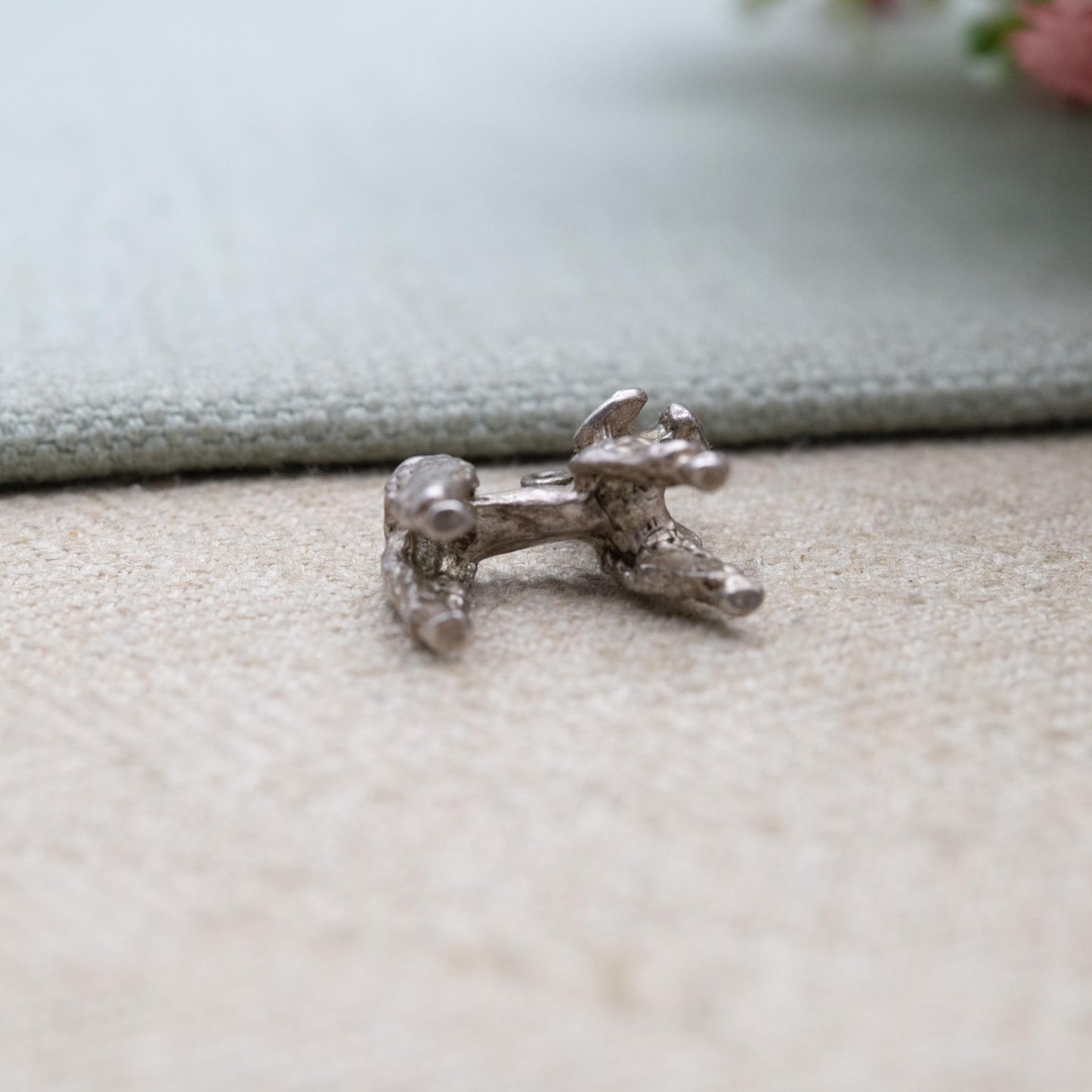 Vintage Sterling Silver Poodle Charm Pendant - Dog Lover | Gift for Charm Bracelet