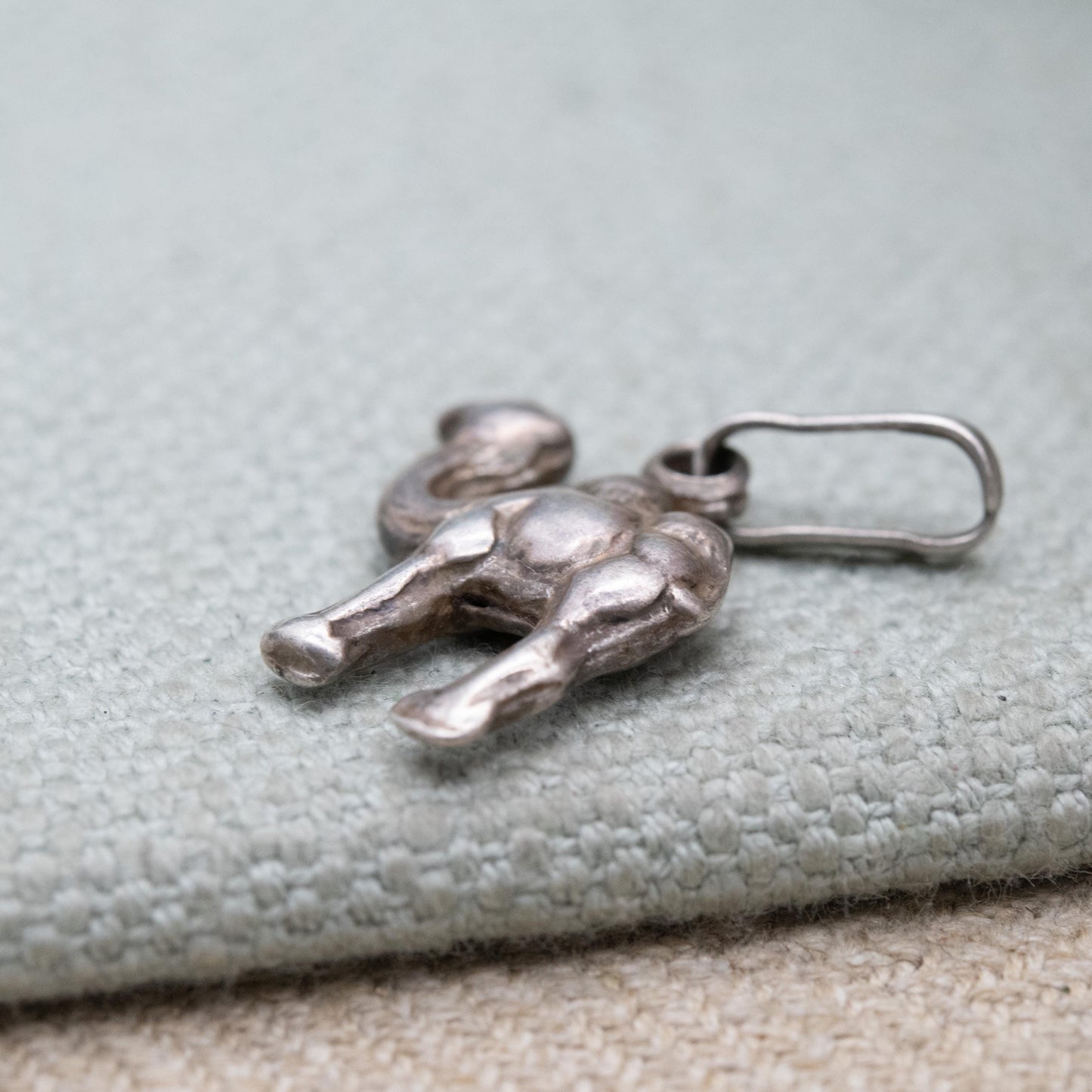 Vintage Sterling Silver Camel Charm Pendant - African Animal Jewellery | Nature Lover Charm Bracelet Necklace
