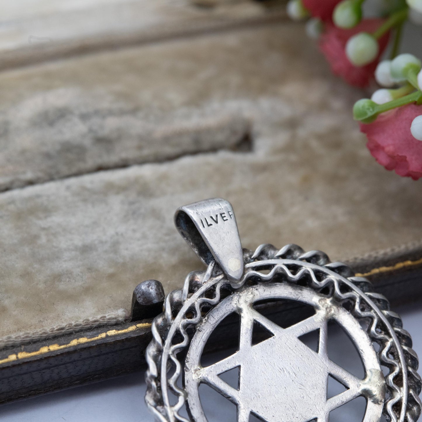 Vintage Sterling Silver Star of David Pendant - Large Openwork Star | Jewish Symbol | Judaism Religious Jewellery