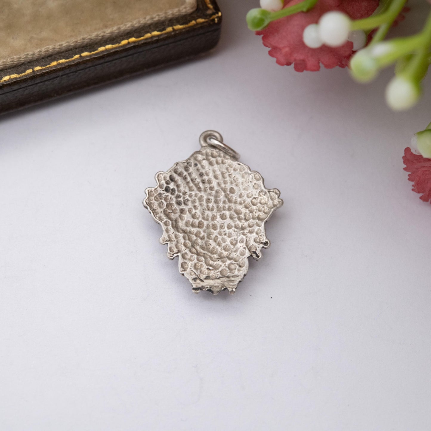 Vintage Sterling Silver Classical Style Head Pendant - Column Capital | Ancient Figure | Womans Head Design | Gift for Her
