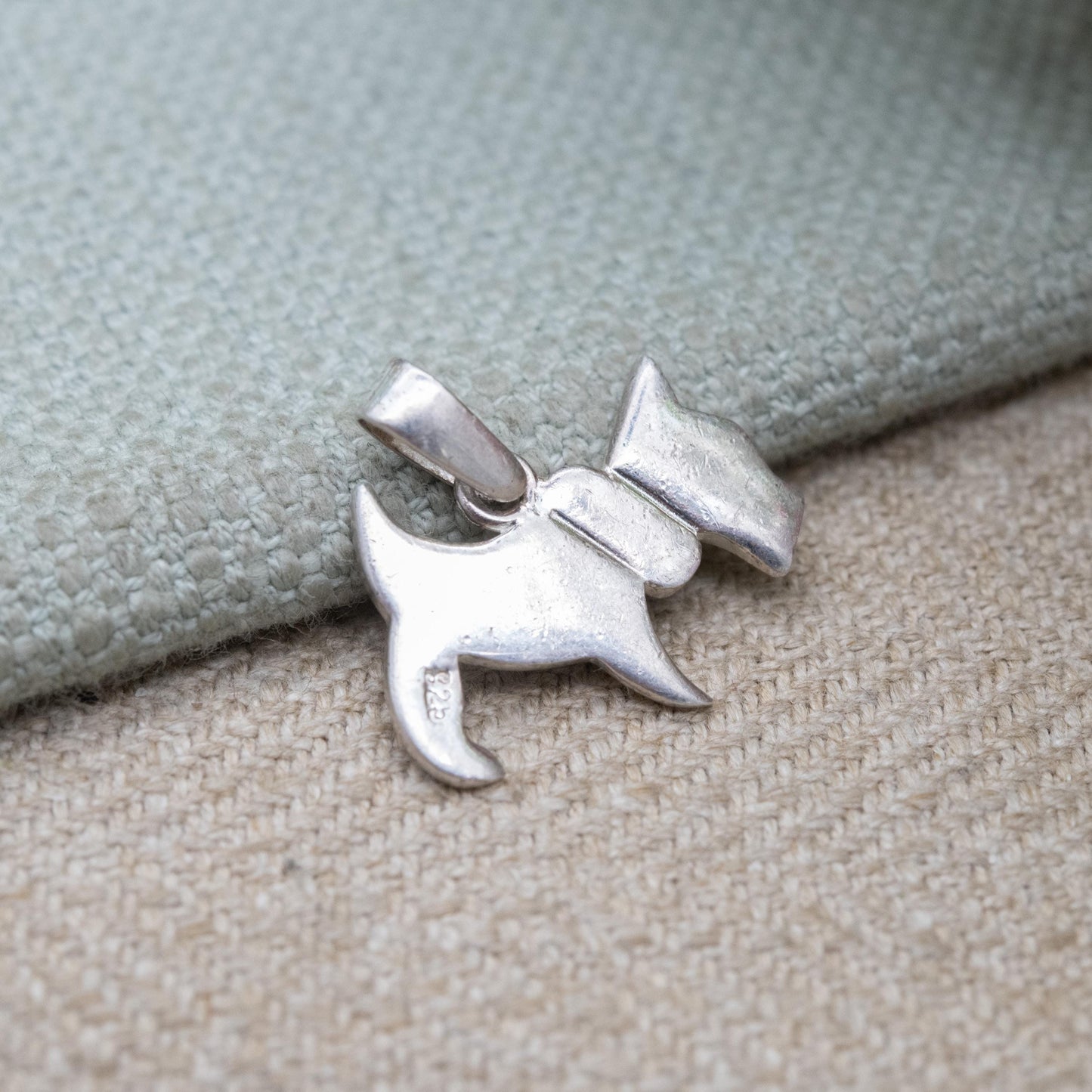 Sterling Silver Dog Charm - Scottish Terrier Scottie Dog Pendant | Gift for Animal Lover