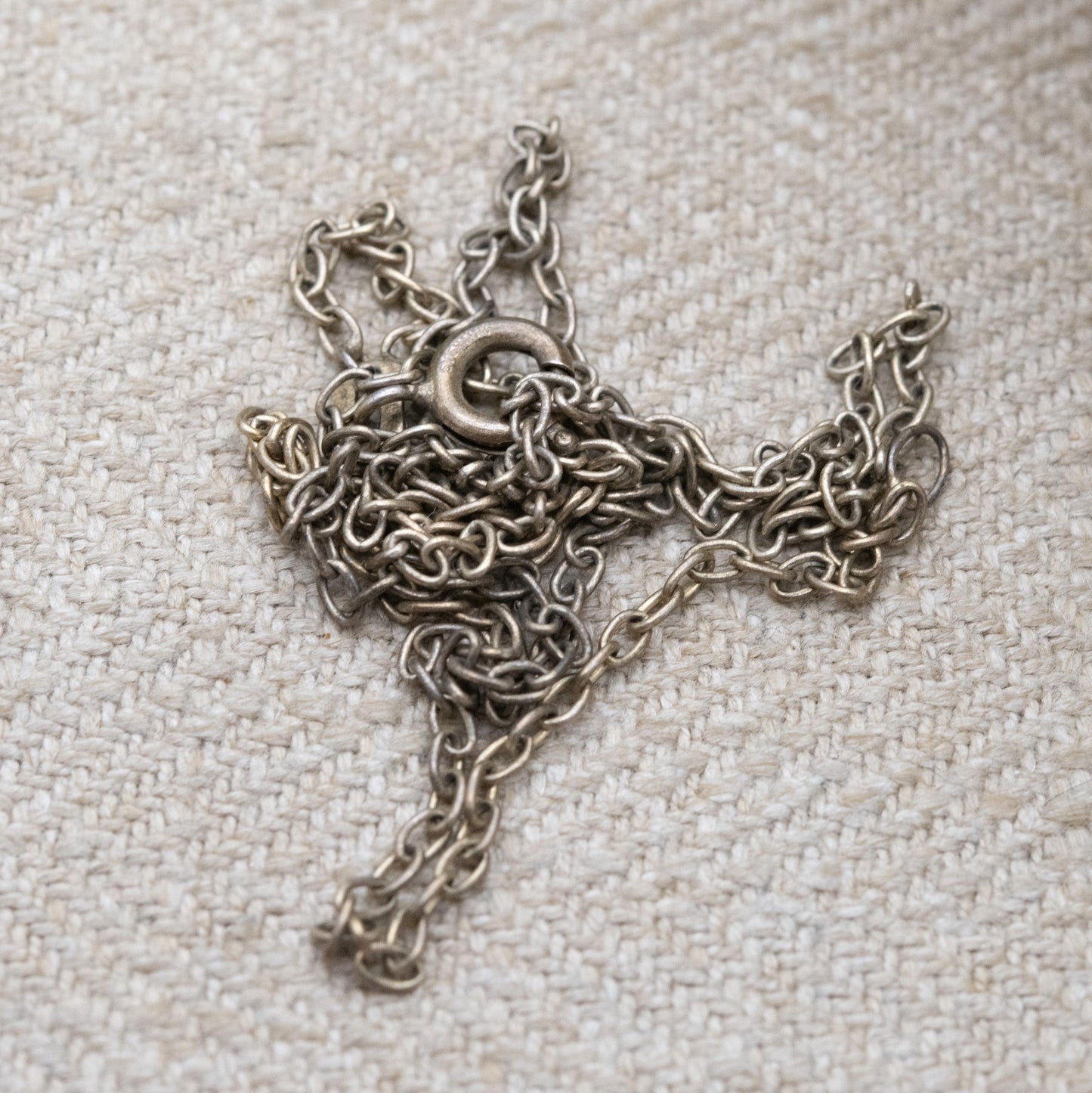 Sterling Silver Trace Chain Necklace - Cable Link | Unisex Necklace Gift | 18"