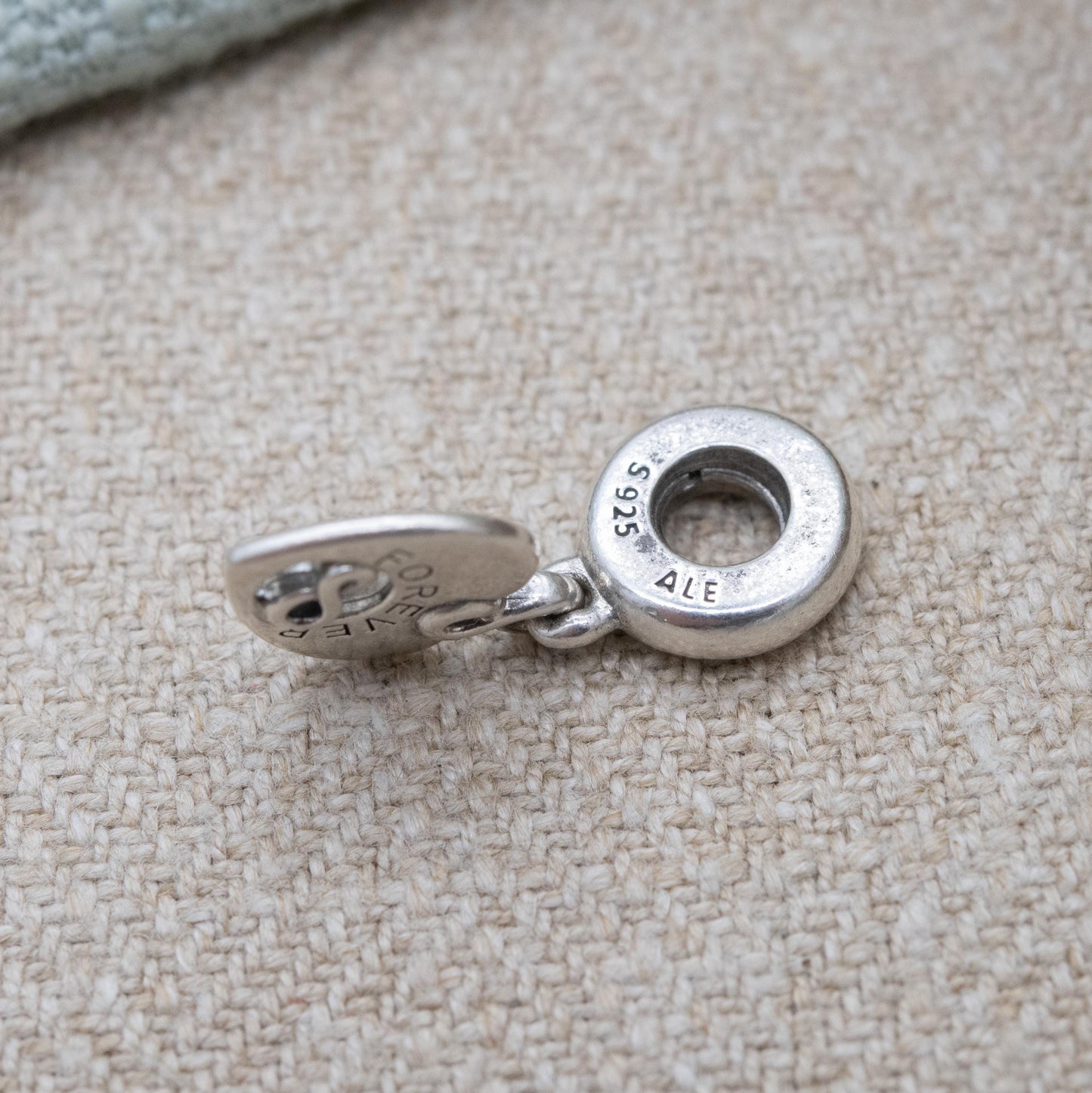 Pandora Sterling Silver Friends Forever Infinity Heart Charm Pendant - Love Heart | Designer Gift for Charm Bracelet