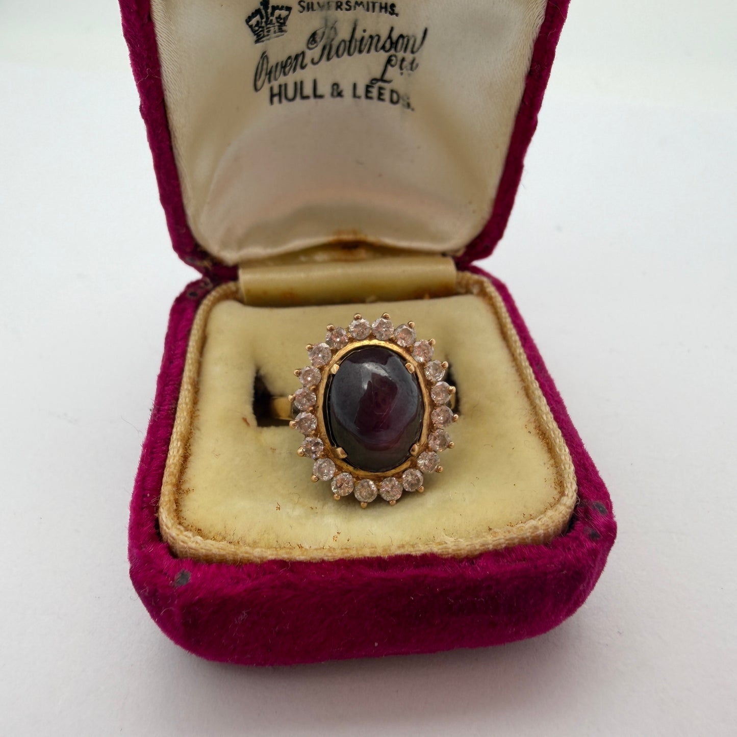 18ct Gold Star Ruby and Diamond Ring