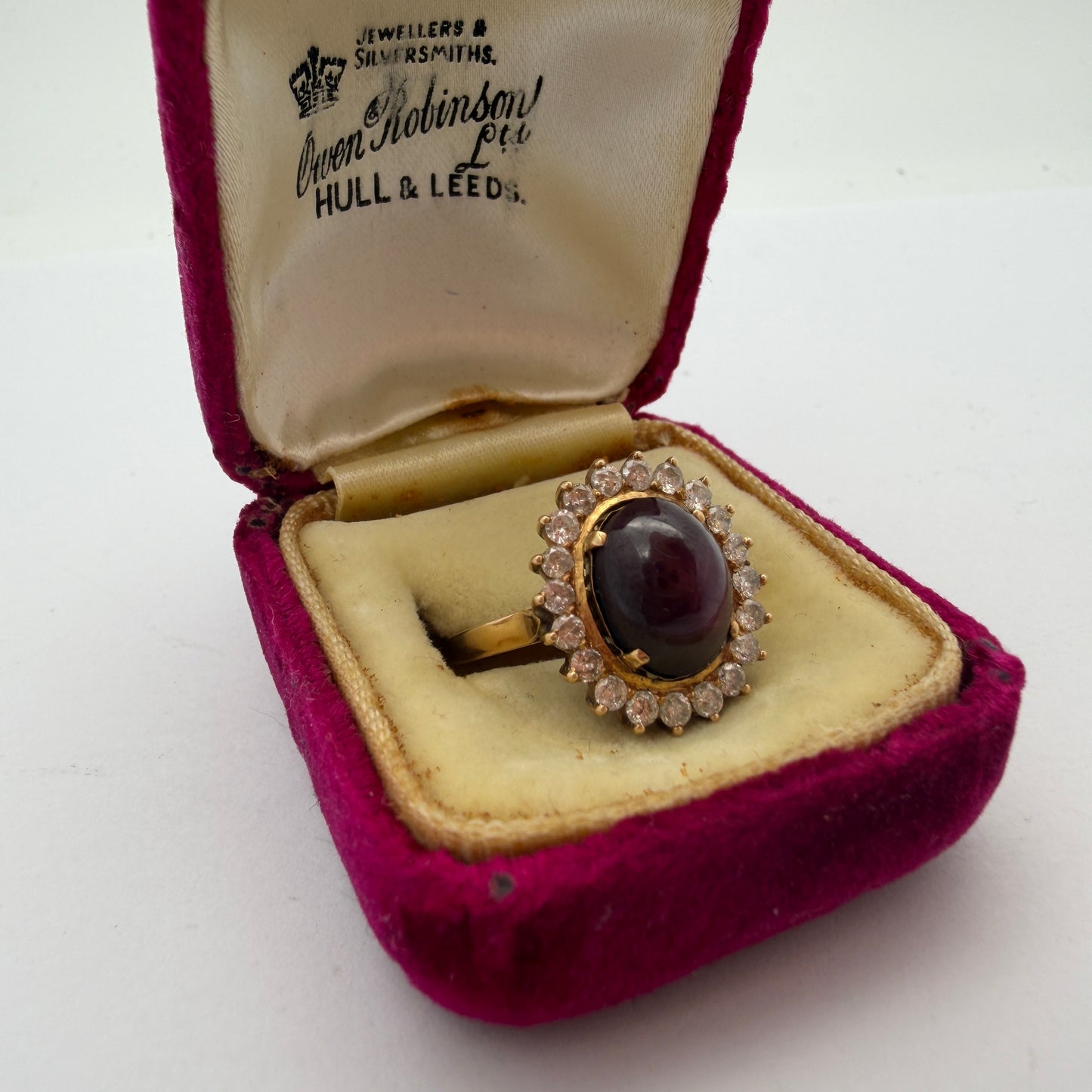 18ct Gold Star Ruby and Diamond Ring