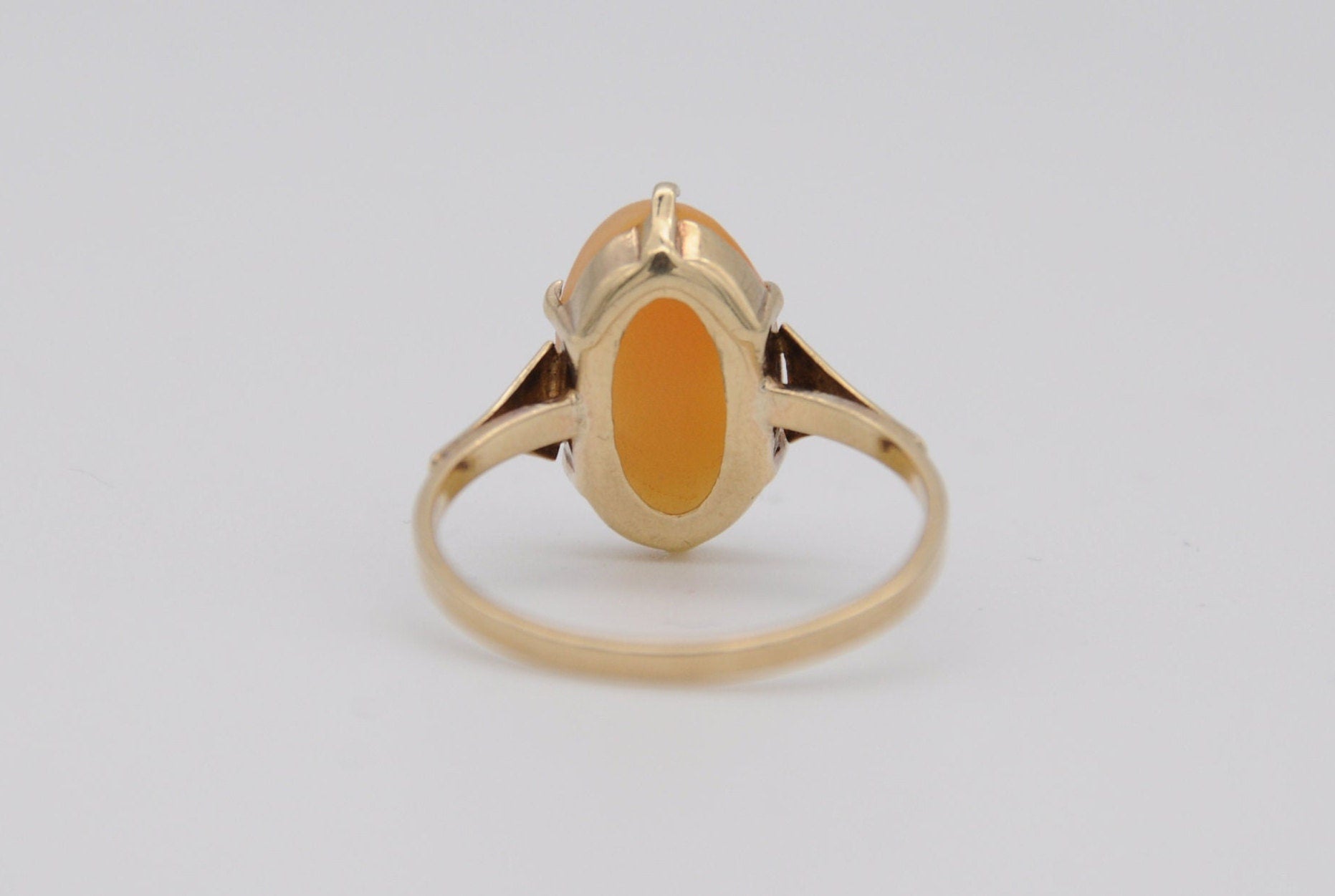 Vintage 9ct Gold Cameo Ring