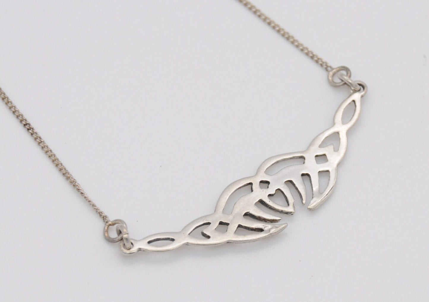 Sterling Silver Tribal Necklace - Pendant | Interesting | Gift | Celtic