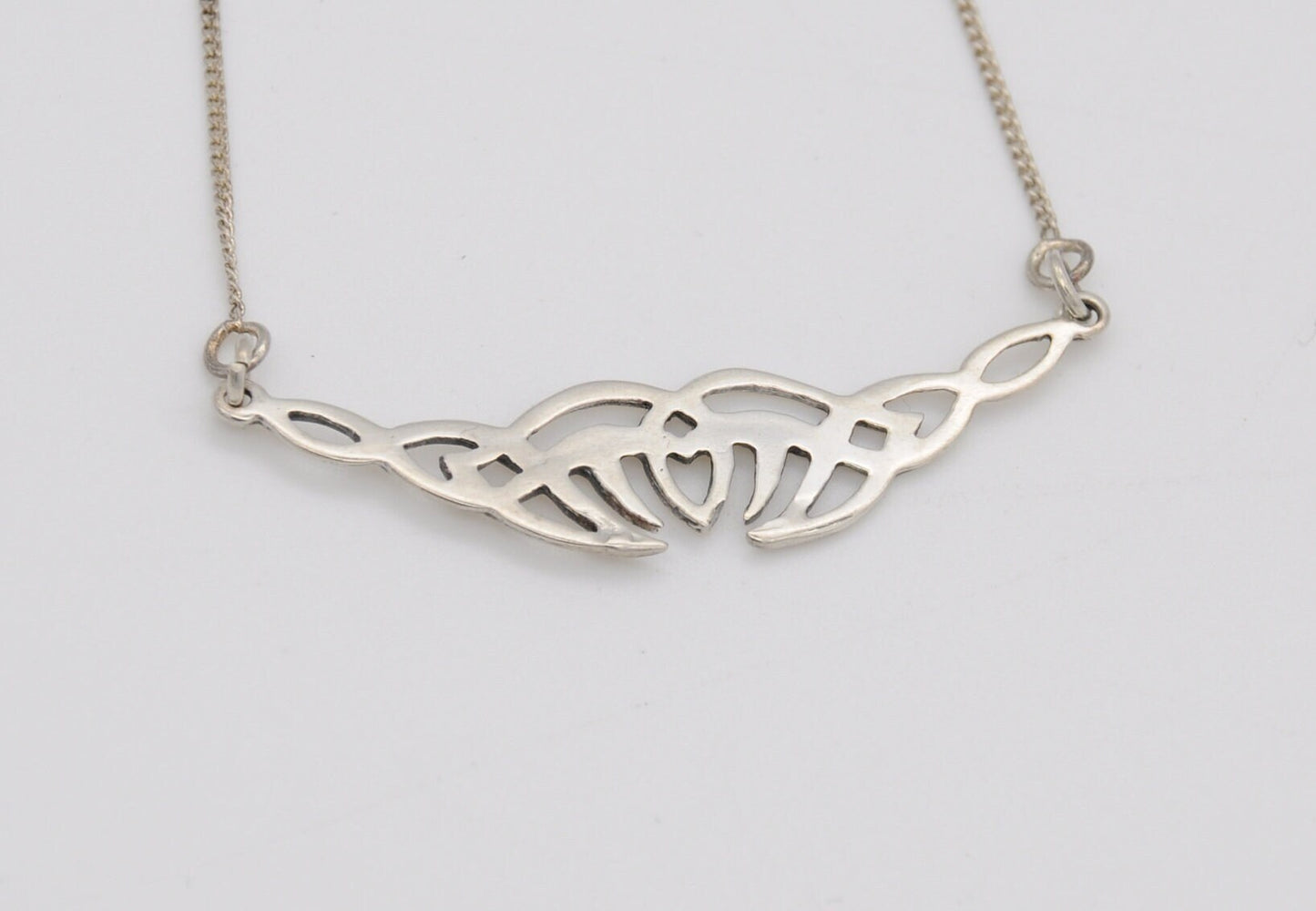 Sterling Silver Tribal Necklace - Pendant | Interesting | Gift | Celtic