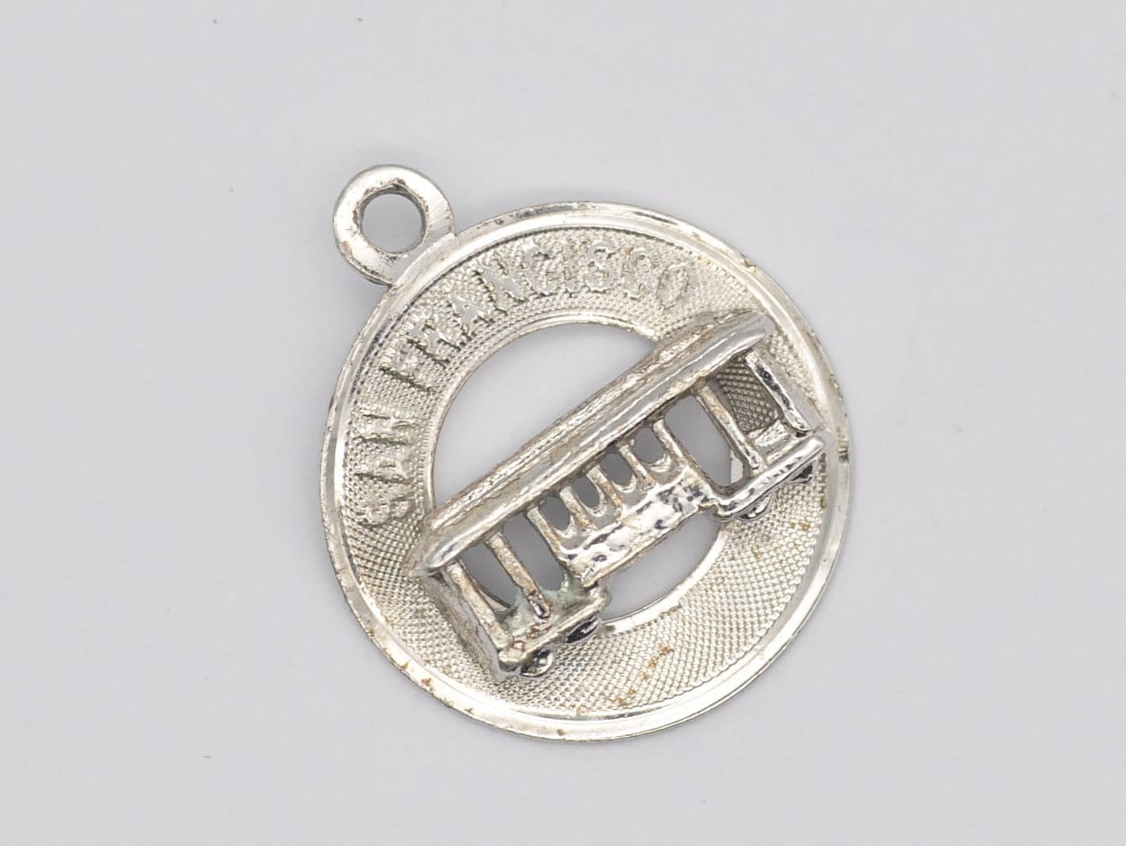 Vintage Sterling Silver San Francisco Charm / Pendant