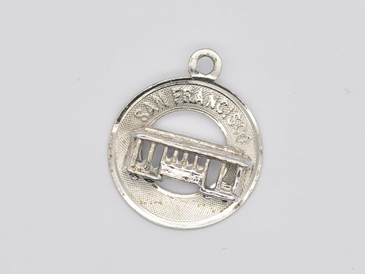 Vintage Sterling Silver San Francisco Charm / Pendant