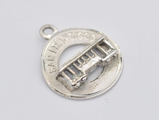 Vintage Sterling Silver San Francisco Charm / Pendant