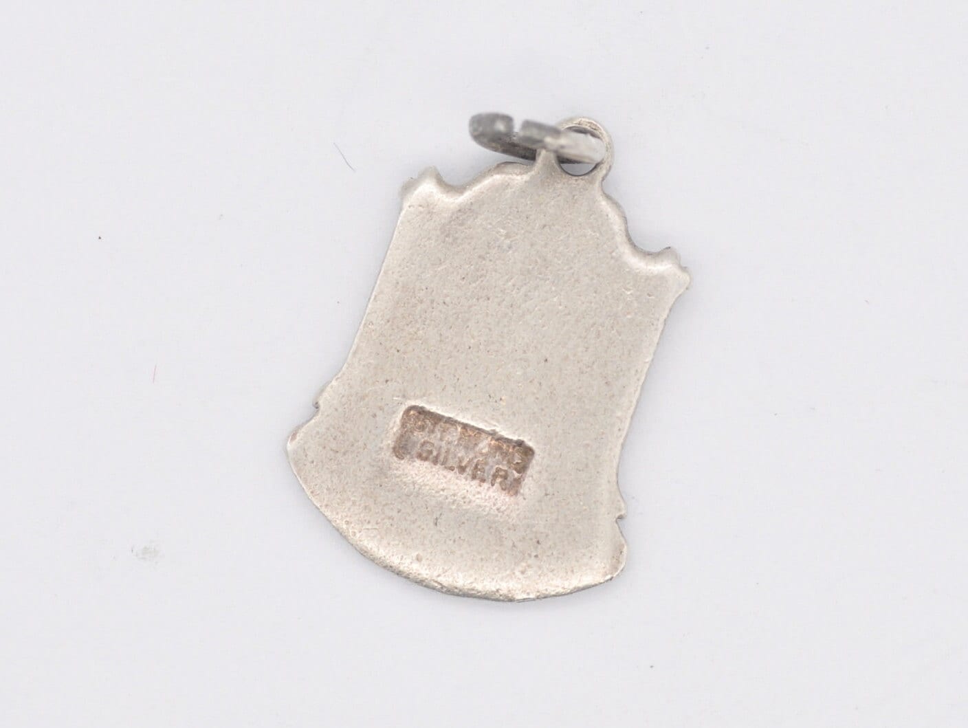 Vintage Sterling Silver Blackpool Enamel Souvenir Shield Charm / Pendant