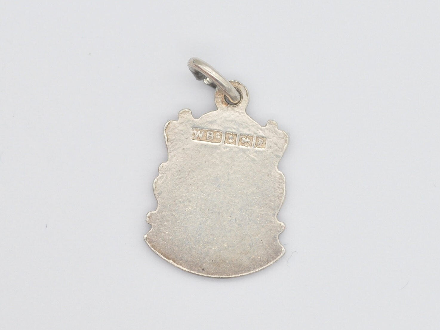 Vintage Sterling Silver Morecambe Enamel Souvenir Charm / Pendant - England / Lancashire / Tourist / 925 / Charm Bracelet