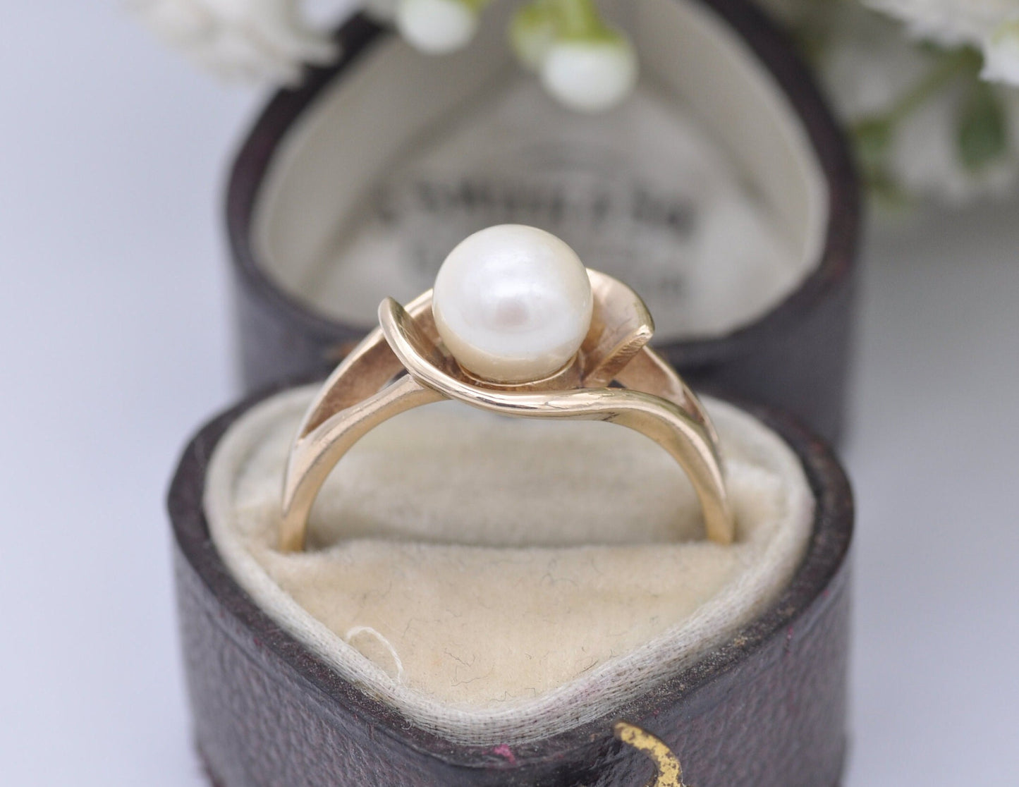 Vintage 9ct Gold and Pearl Cocktail Ring