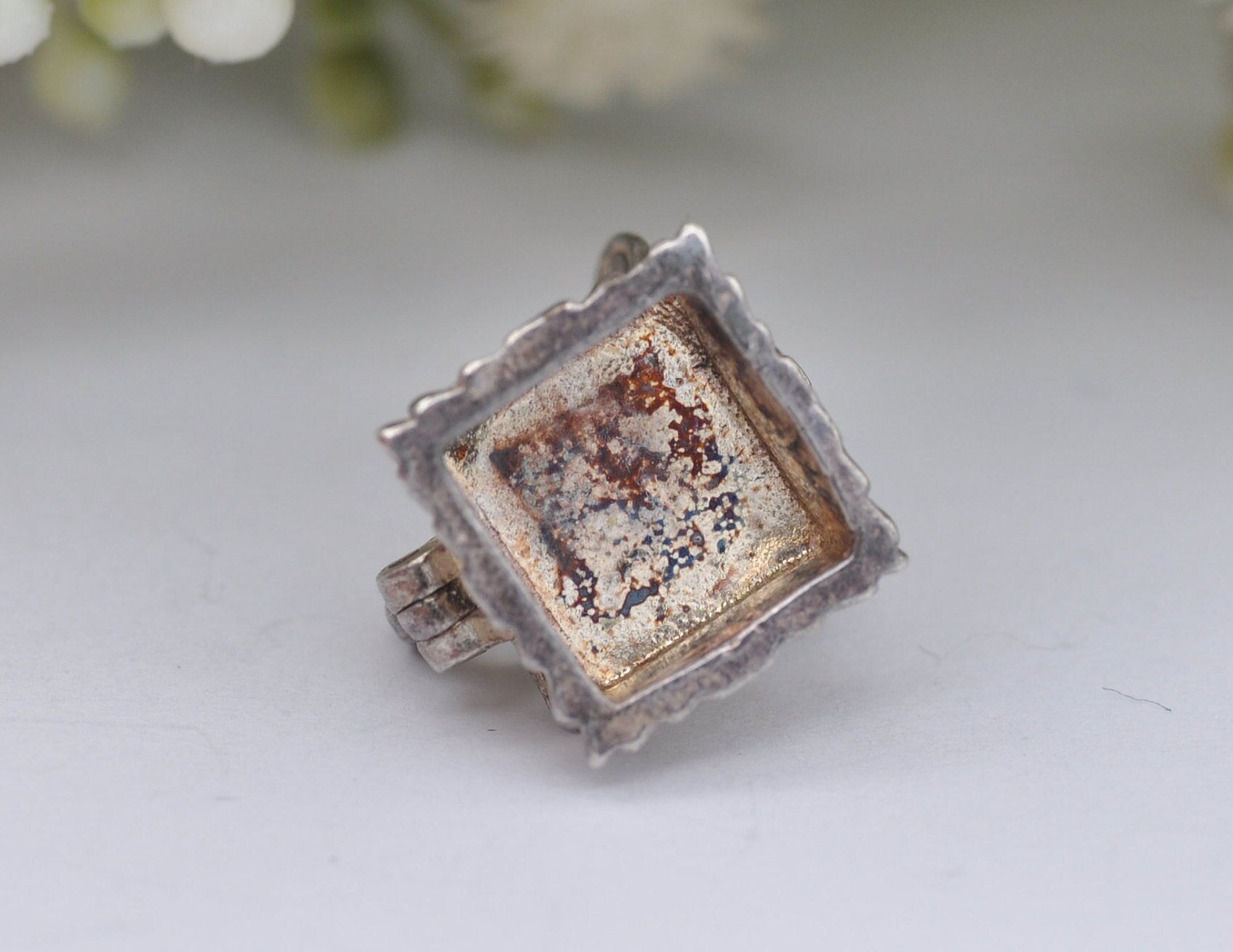 Vintage Sterling Silver Gramophone Charm / Pendant - Music / Record Player / Vinyl / Charm Bracelet