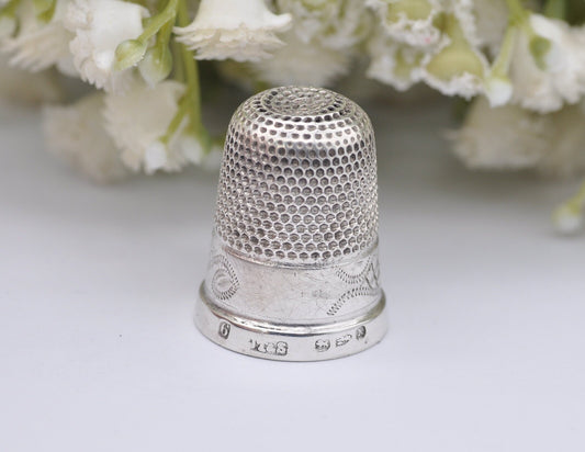 Antique Sterling Silver John Troup and Sons - 6 | JT&S | 1895 | Victorian | Chester | Sewing | Detailed | Patterned | Silverware