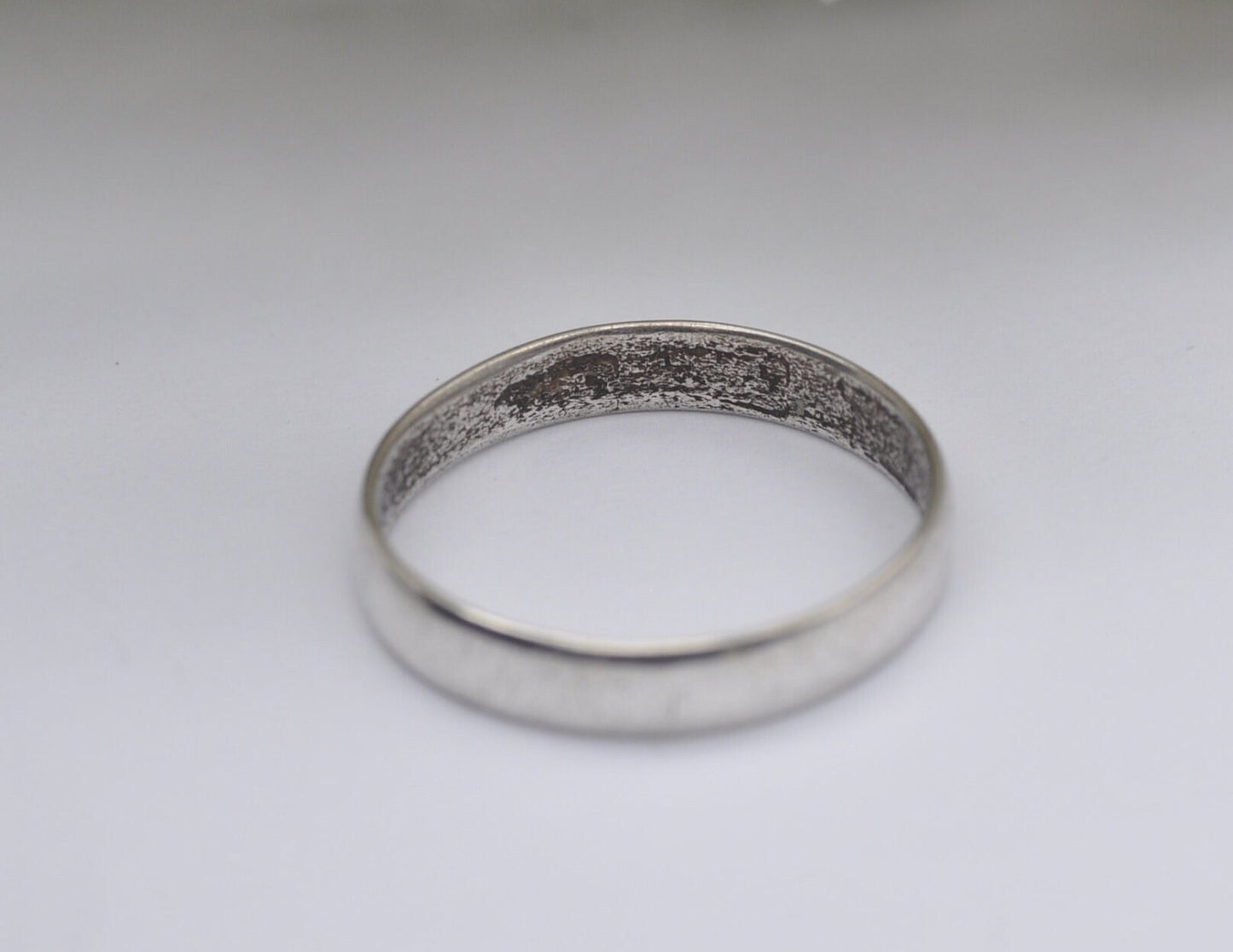 Vintage Silver Band Ring - Simple | UK Size - L 1/2 | US Size - 6