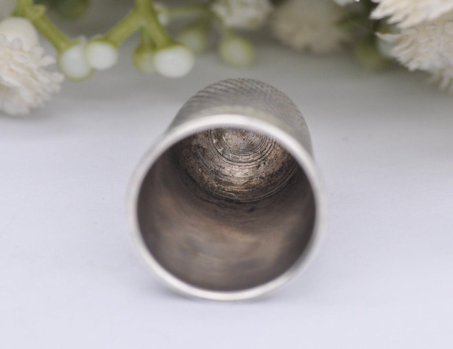 Antique Howard & Walsh Ltd Thimble - HWLtd | 1910 | 7 | Sewing | Accessory | Chester | Crafts | Silverware | Sterling Silver
