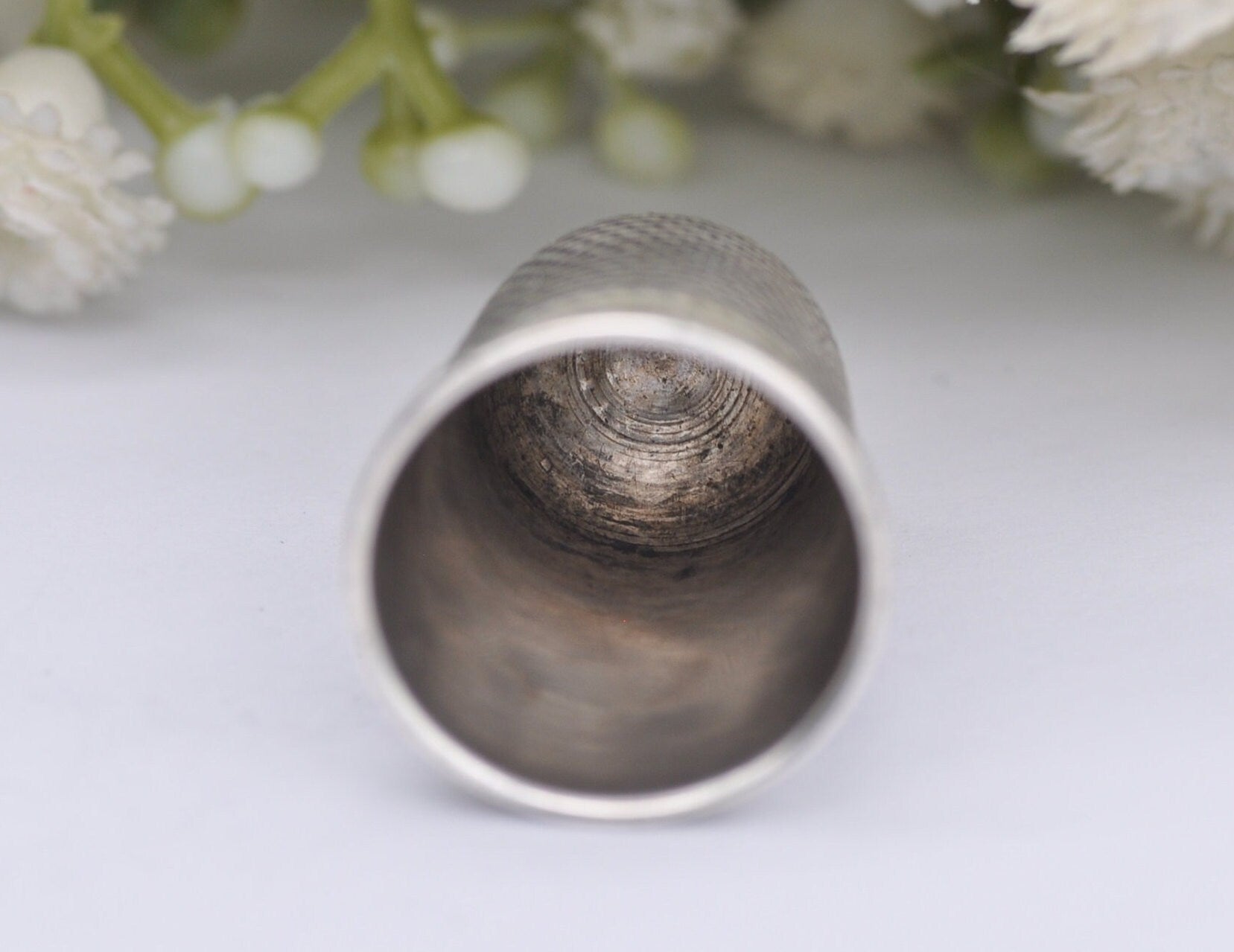 Antique Howard & Walsh Ltd Thimble - HWLtd | 1910 | 7 | Sewing | Accessory | Chester | Crafts | Silverware | Sterling Silver