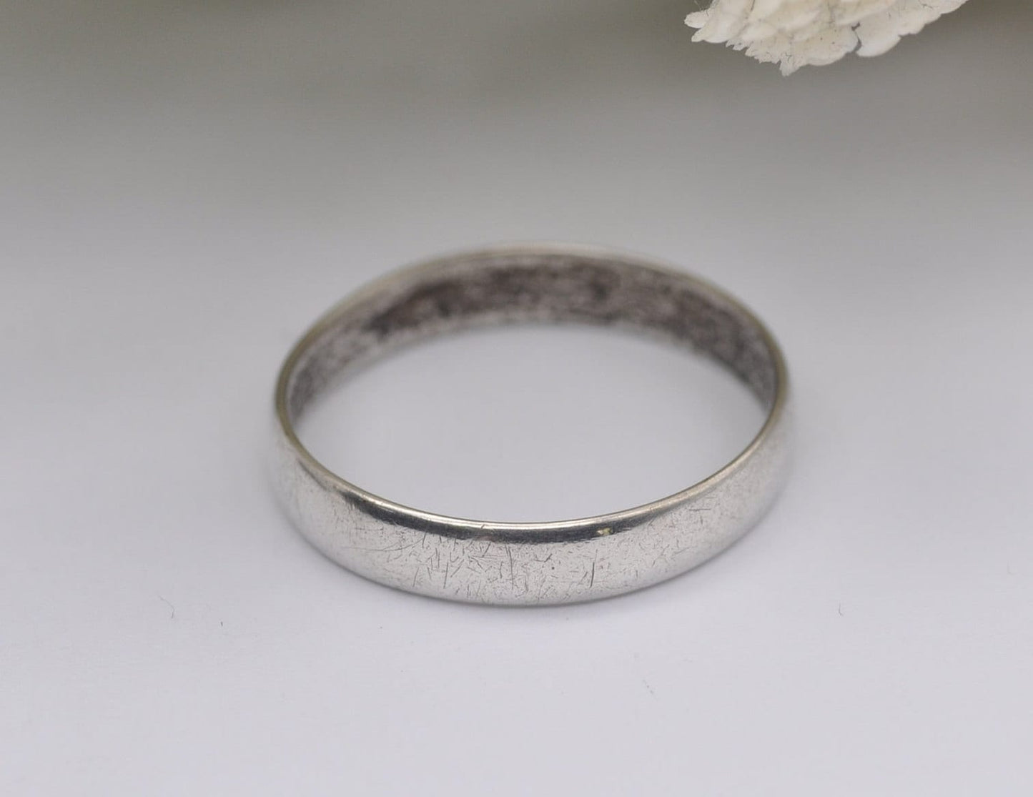 Vintage Silver Band Ring - Simple | UK Size - L 1/2 | US Size - 6