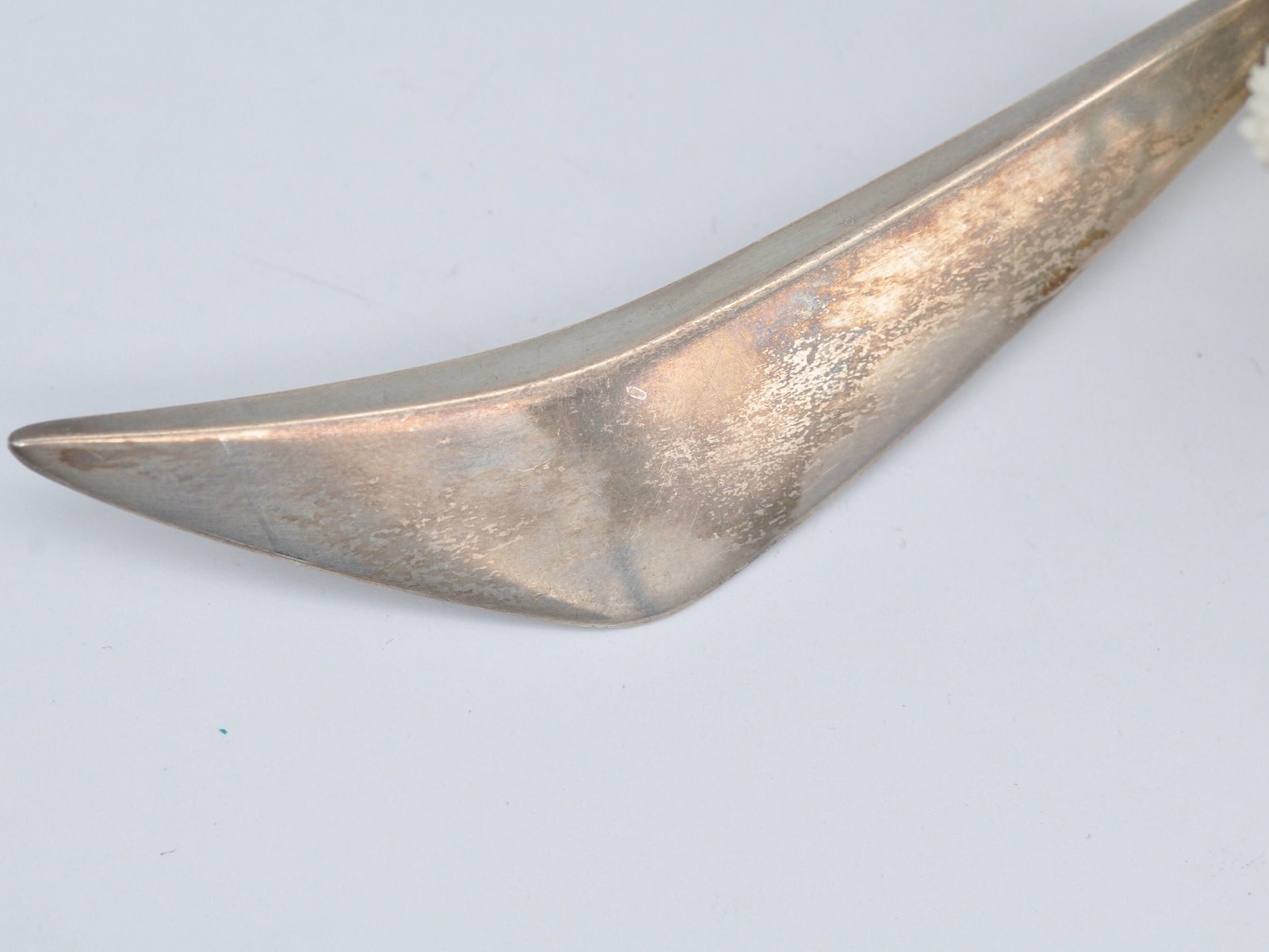 Hans Hansen #113 Sterling Silver Boomerang Brooch - Modernist | Vintage | 1950s | Danish | Designer | Denmark