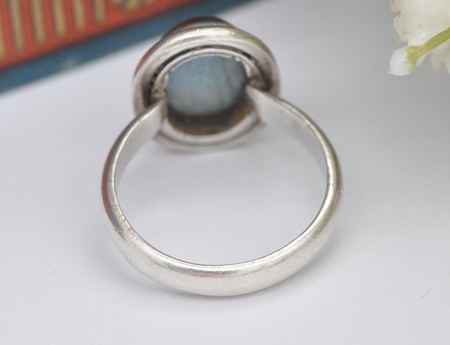 Vintage Sterling Silver Labradorite Ring