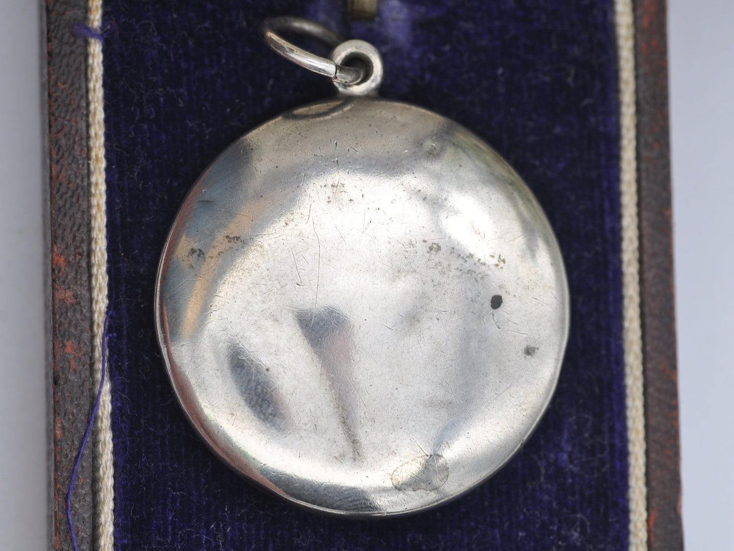 Antique Art Deco Sterling Silver Compact Mirror Locket Pendant by Adie & Lovekin 1920