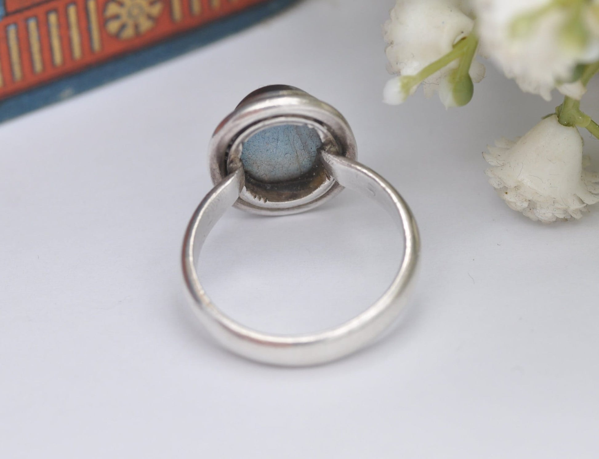 Vintage Sterling Silver Labradorite Ring