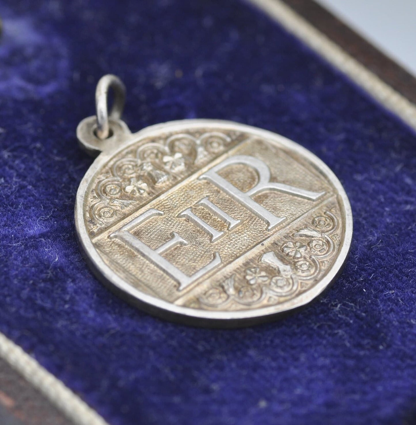 Vintage Sterling Silver Elizabeth II Silver Jubilee Pendant 1977 by EJLtd