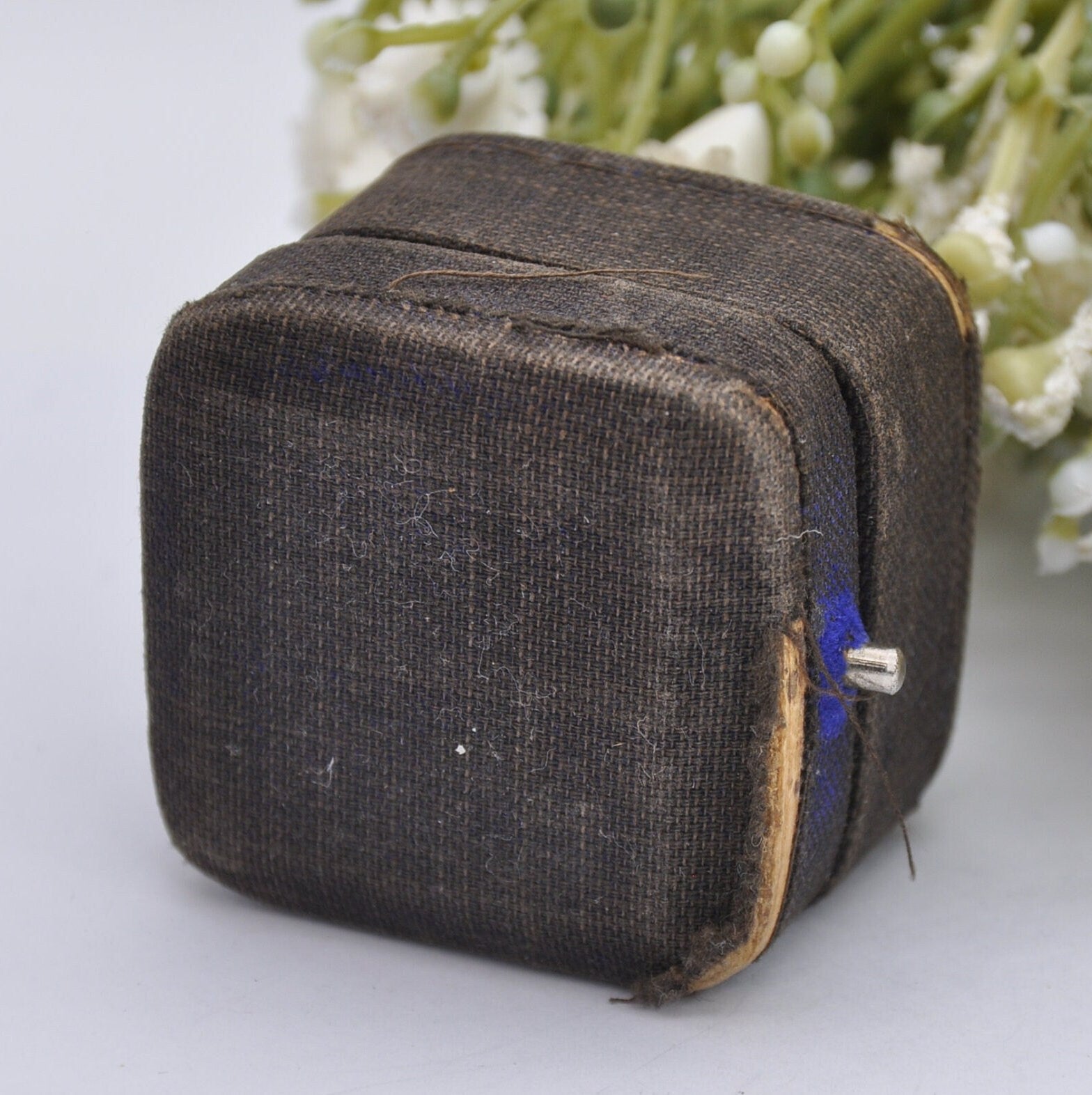 Antique Dudley & Cox Ring Box - Osborne Road Southsea Jewellers | Silk and Velvet Lined