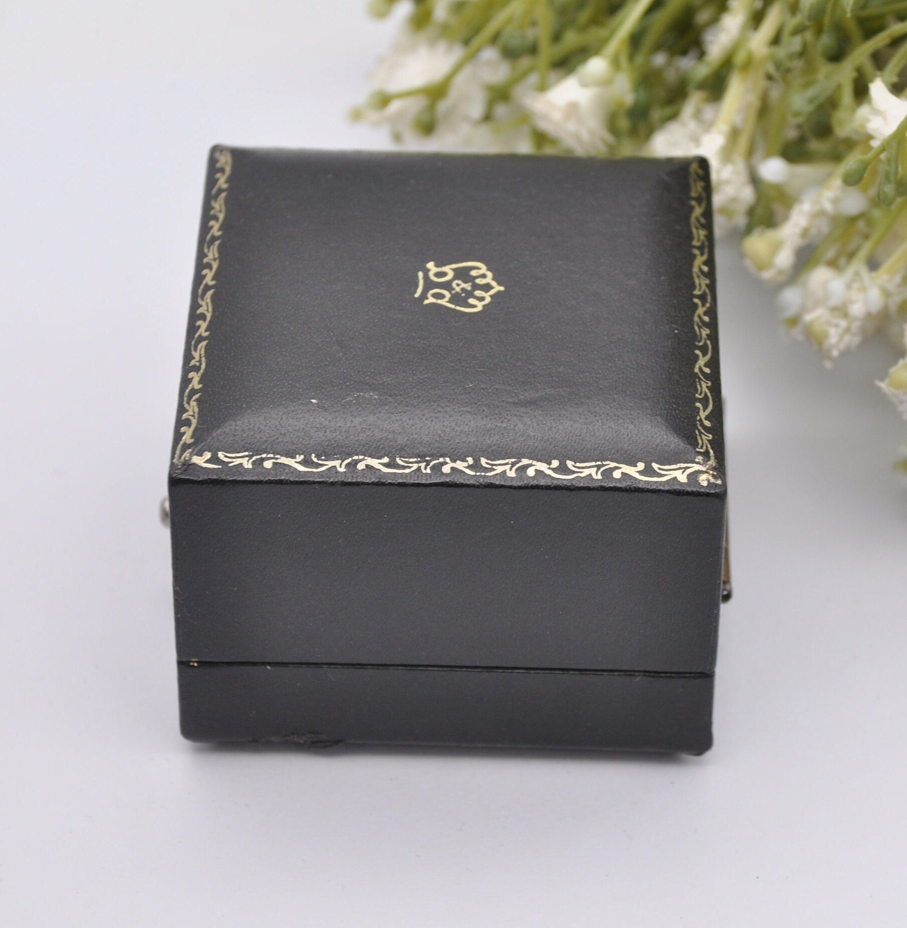 Vintage Boodle and Dunthorne Ring Box - B&D | Liverpool and Chester | Established 1798