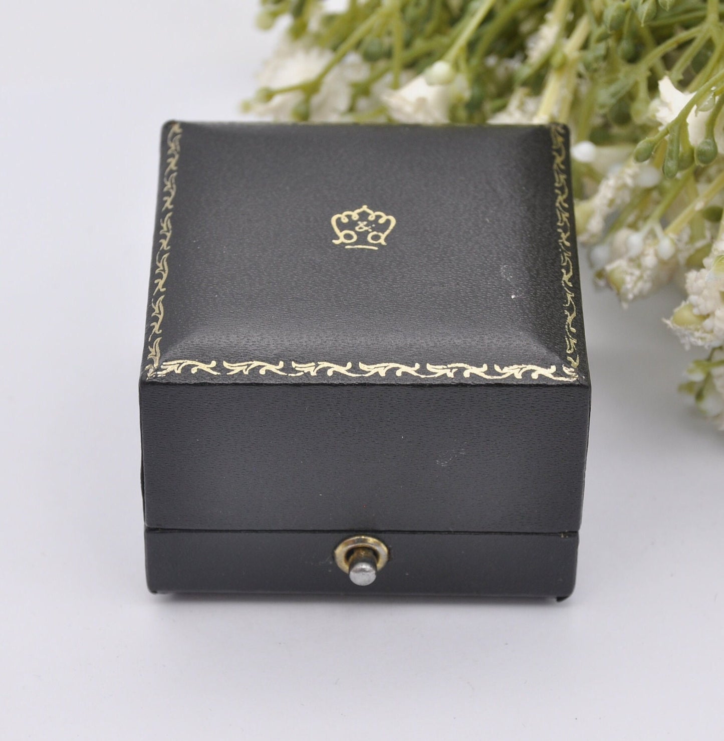 Vintage Boodle and Dunthorne Ring Box - B&D | Liverpool and Chester | Established 1798