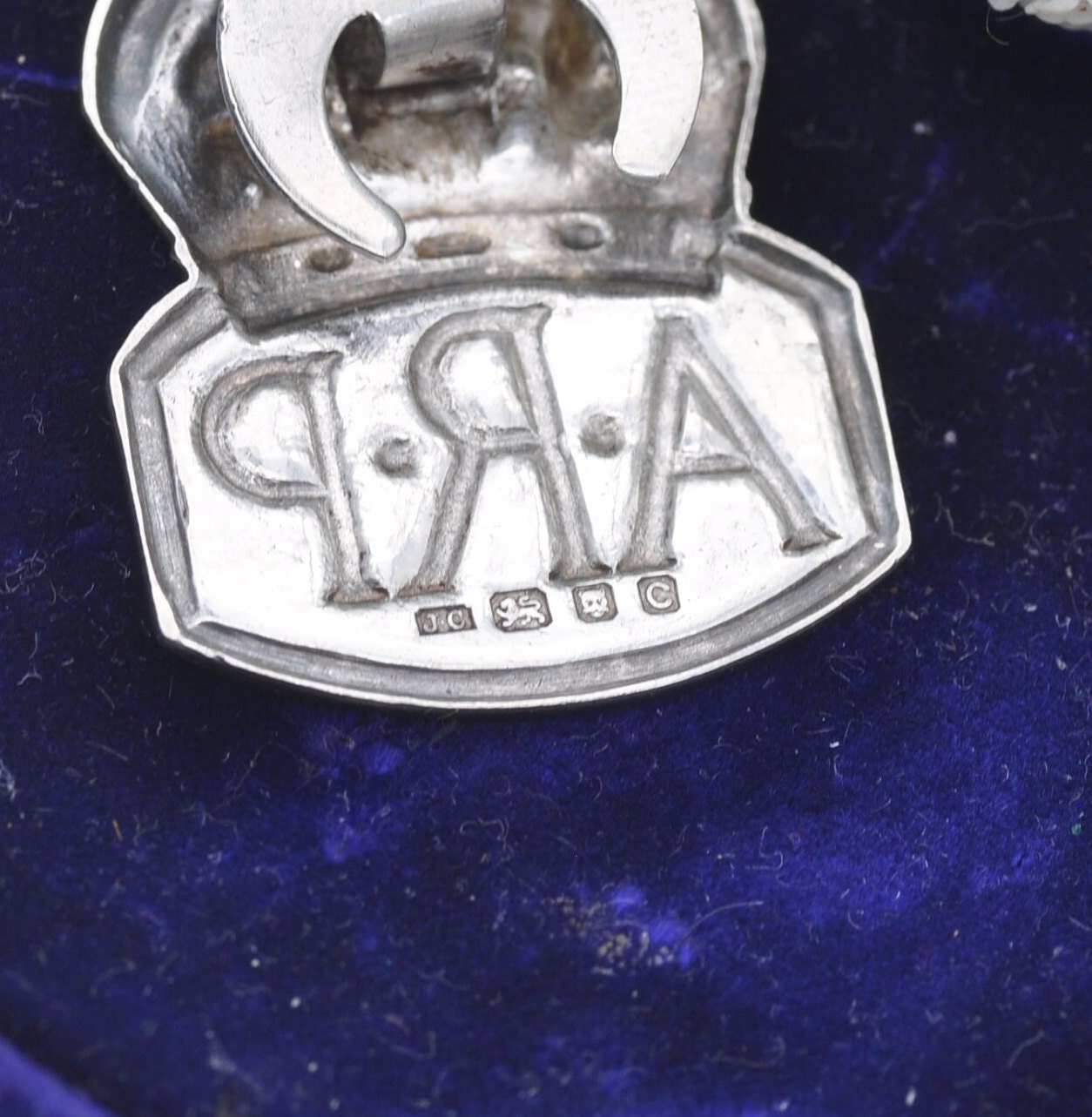 Vintage Royal Mint Sterling Silver ARP Air Raid Precautions Badge 1938 - Sir John Herbert McCutcheon Craig