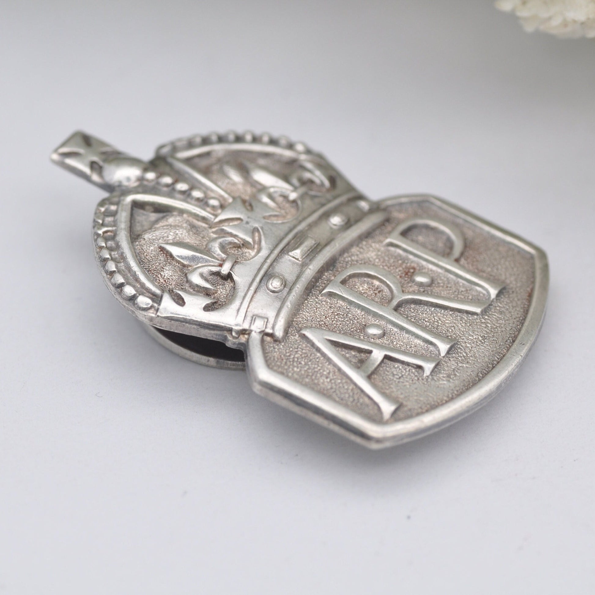 Vintage Royal Mint Sterling Silver ARP Air Raid Precautions Badge 1938 - Sir John Herbert McCutcheon Craig