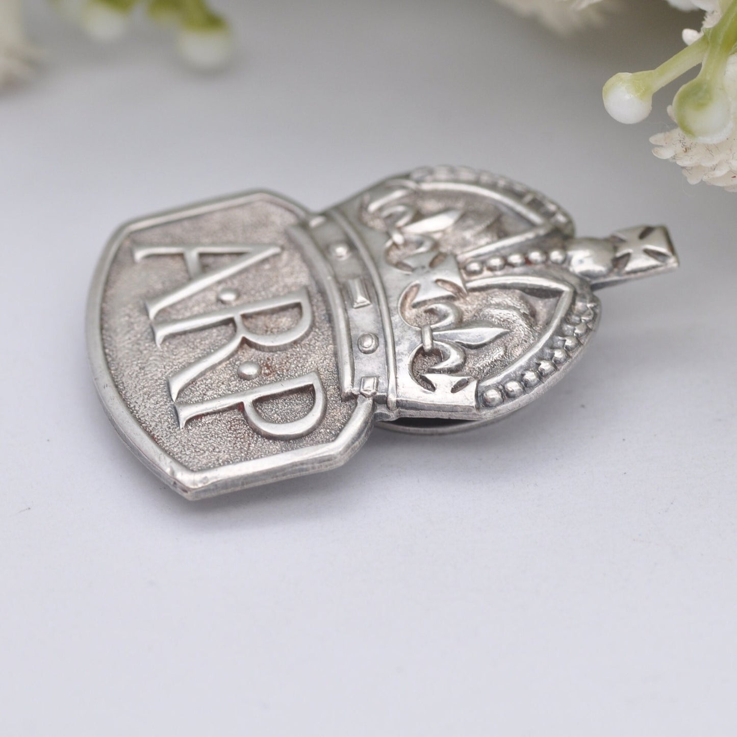 Vintage Royal Mint Sterling Silver ARP Air Raid Precautions Badge 1938 - Sir John Herbert McCutcheon Craig