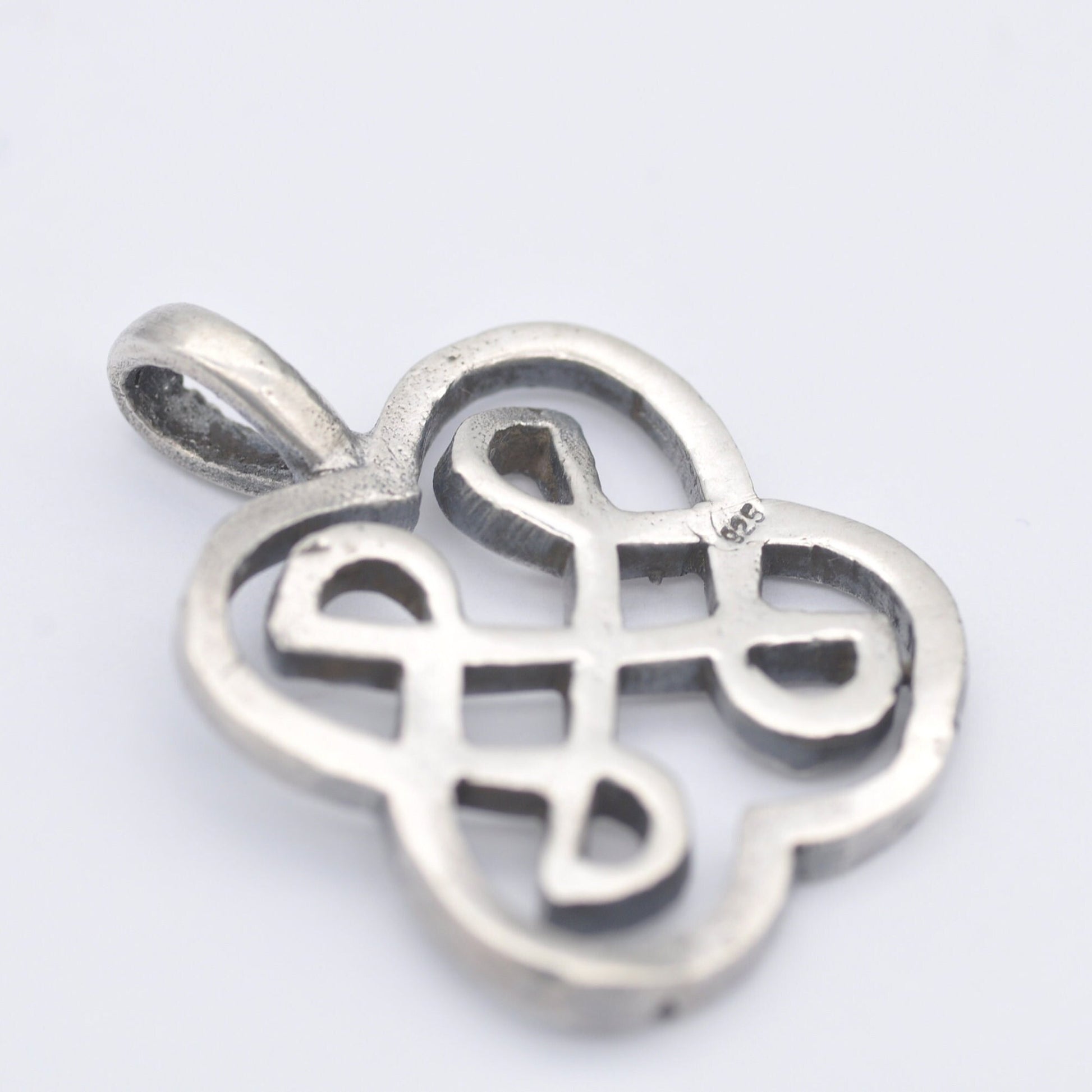 Vintage Sterling Silver Celtic Knot Pendant - Scottish Studio | Handmade