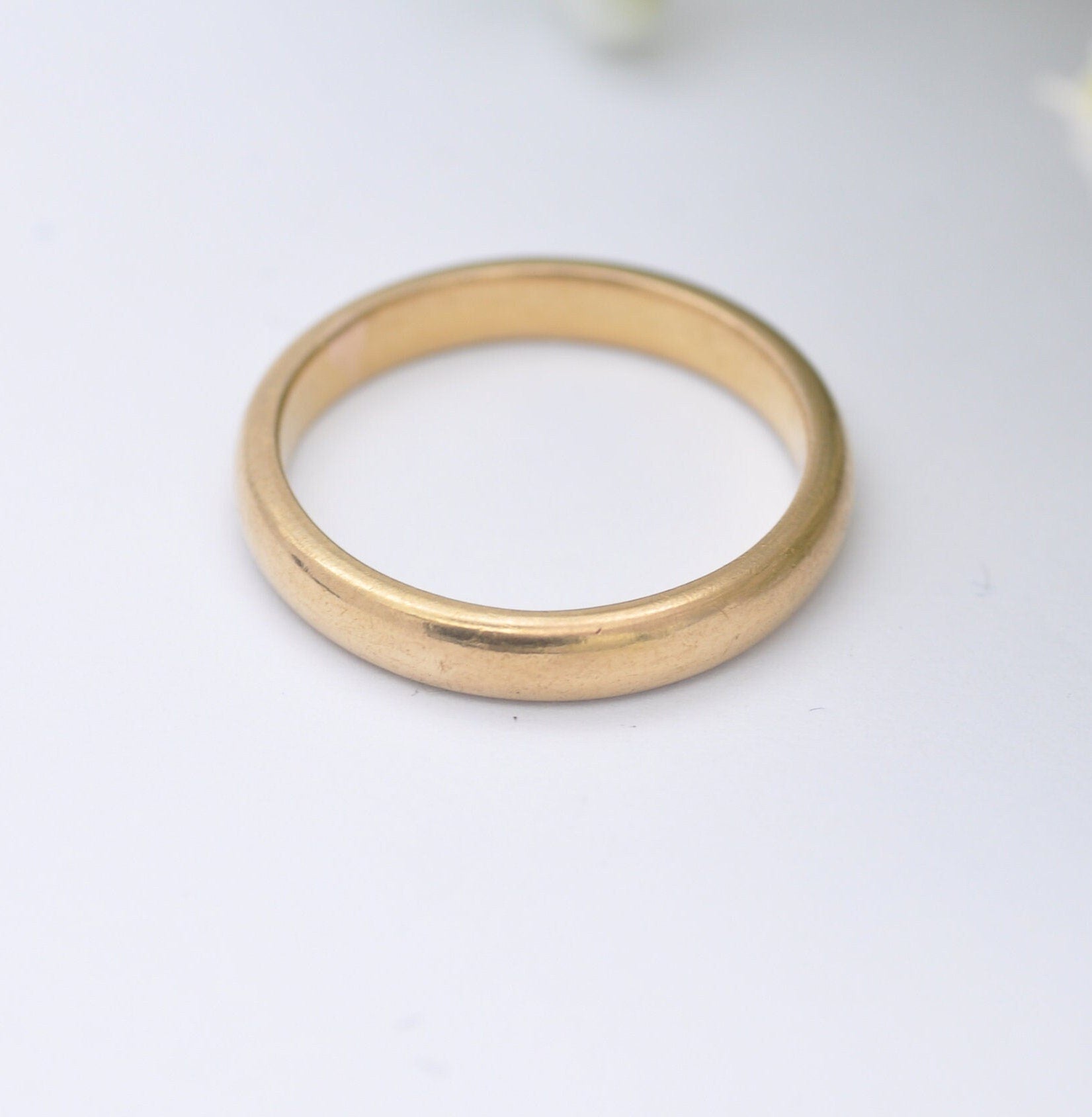 Vintage 22ct Gold Wedding Band 1937 - Mid-Century Wedding Ring | UK Size - M | US Size - 6 1/4