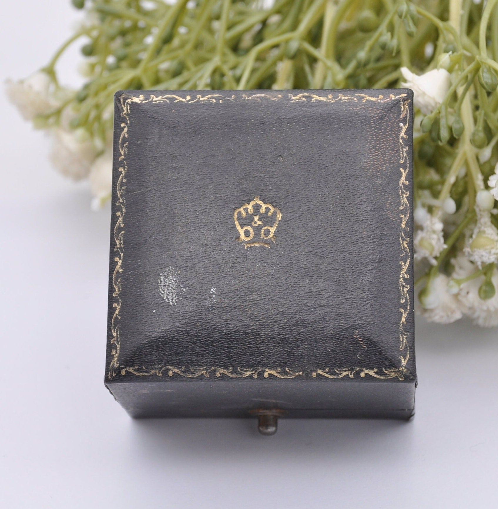 Vintage Boodle and Dunthorne Ring Box - B&D | Liverpool and Chester | Established 1798