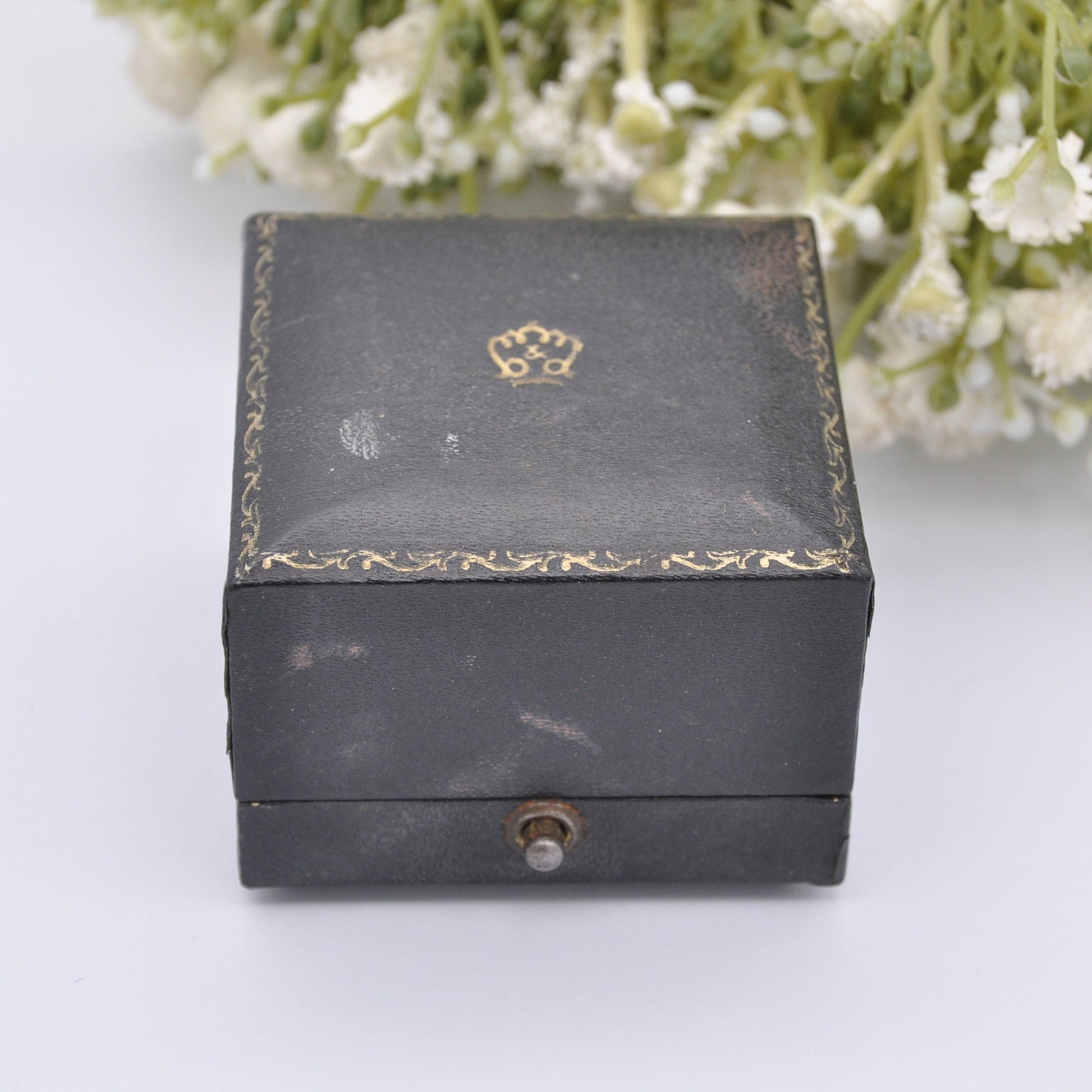 Vintage Boodle and Dunthorne Ring Box - B&D | Liverpool and Chester | Established 1798