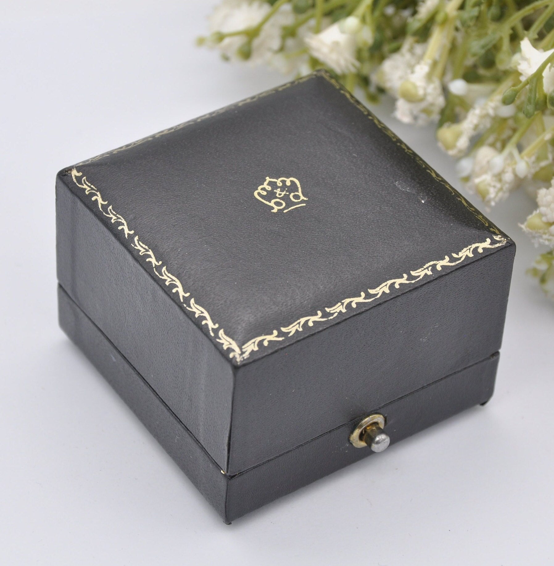Vintage Boodle and Dunthorne Ring Box - B&D | Liverpool and Chester | Established 1798