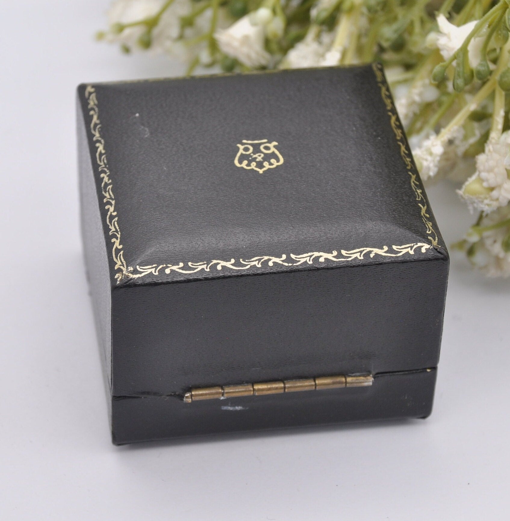Vintage Boodle and Dunthorne Ring Box - B&D | Liverpool and Chester | Established 1798
