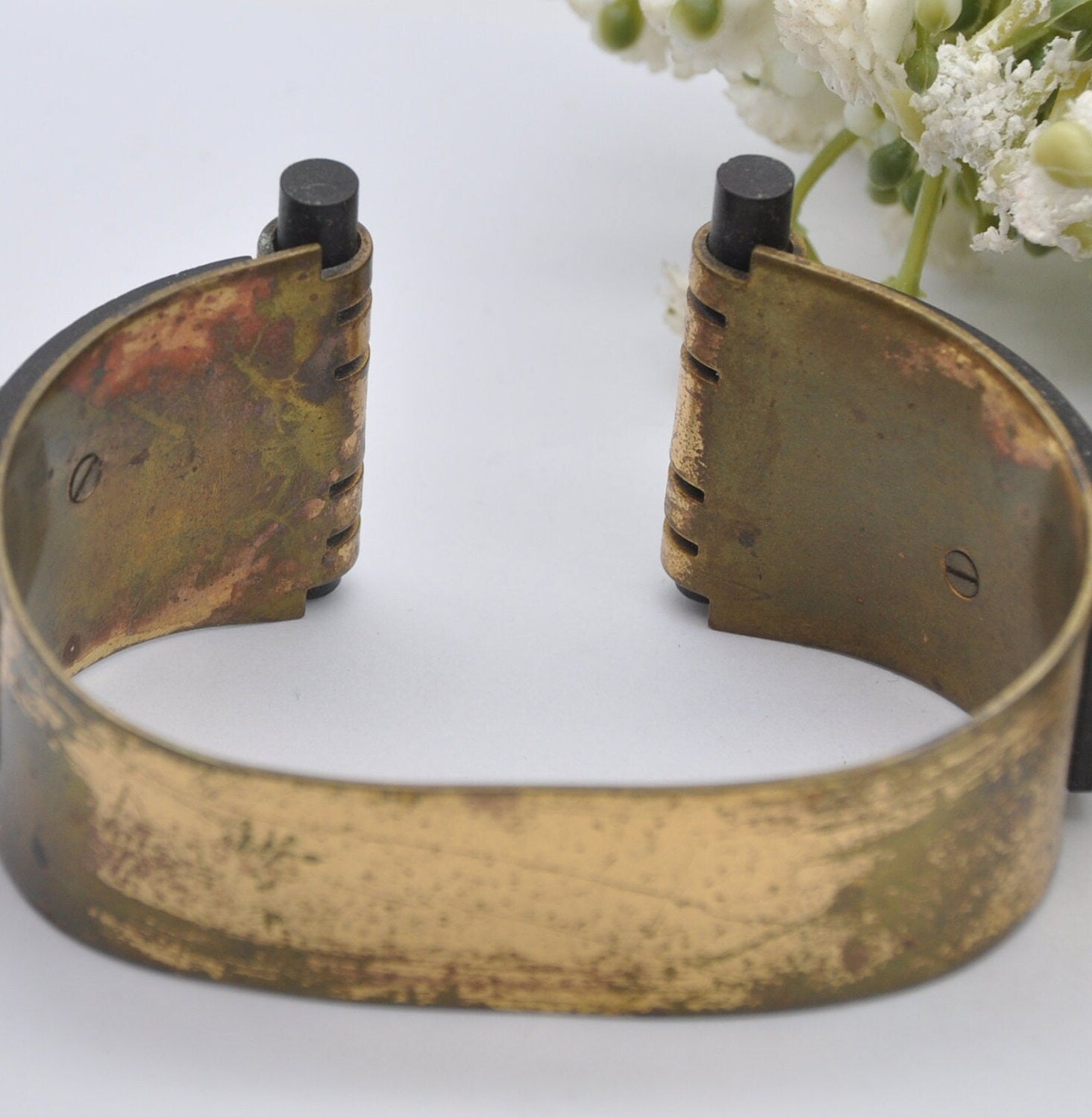 Vintage Jean Painlevé Seahorse Bangle Bracelet - Art Deco L’Hippocampe Jewellery | Galalith Early Plastic