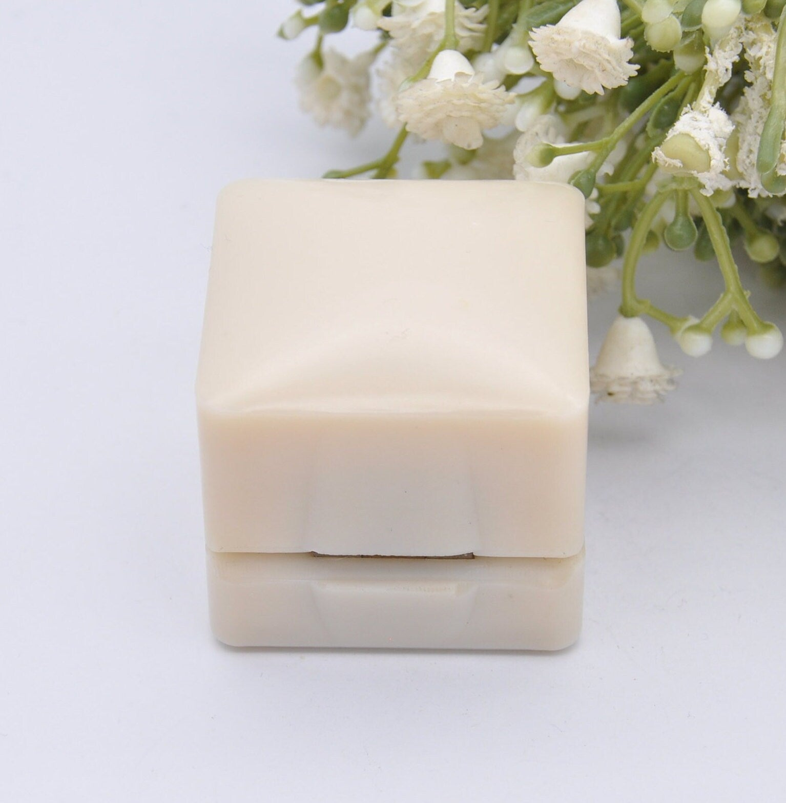 Vintage Art Deco Ivorine Ring Box - Early Plastic Celluloid | Bernard Mitchell Harrogate Jewellers