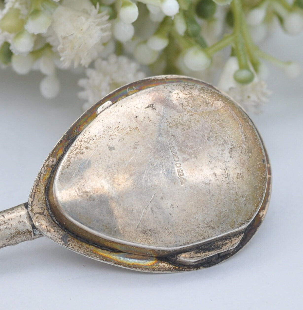 Vintage Sterling Silver Mandolin Trinket Box with Strings - Hand Engraved | Novelty Musical Instrument Collectable