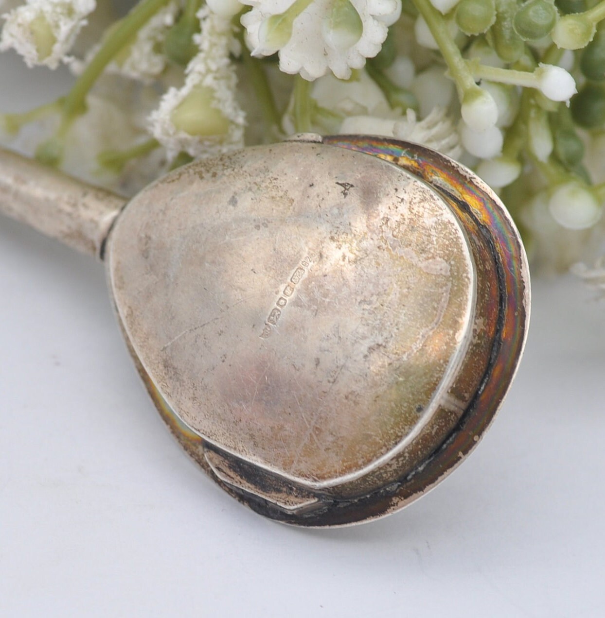 Vintage Sterling Silver Mandolin Trinket Box with Strings - Hand Engraved | Novelty Musical Instrument Collectable
