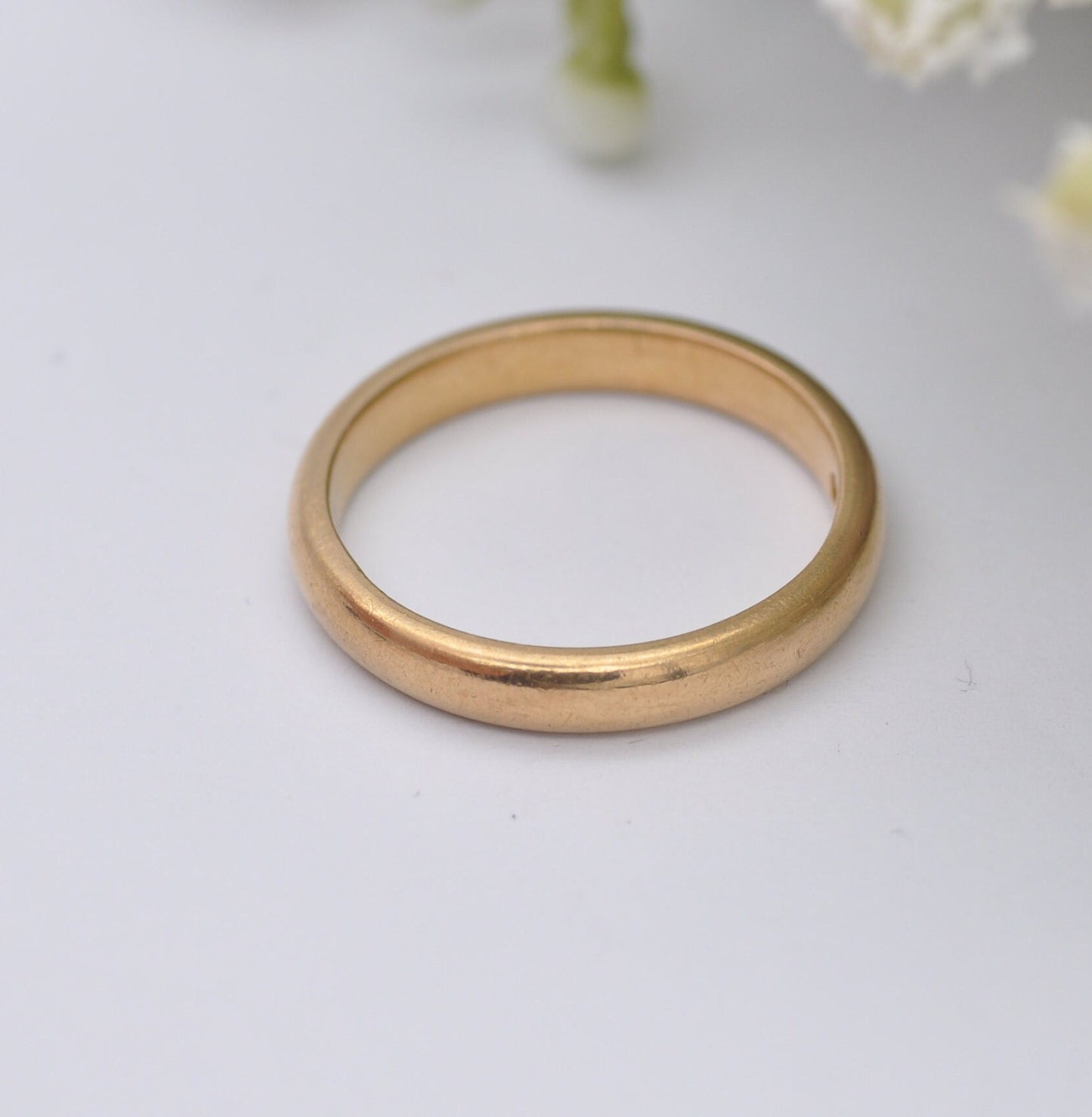 Vintage 22ct Gold Wedding Band 1937 - Mid-Century Wedding Ring | UK Size - M | US Size - 6 1/4